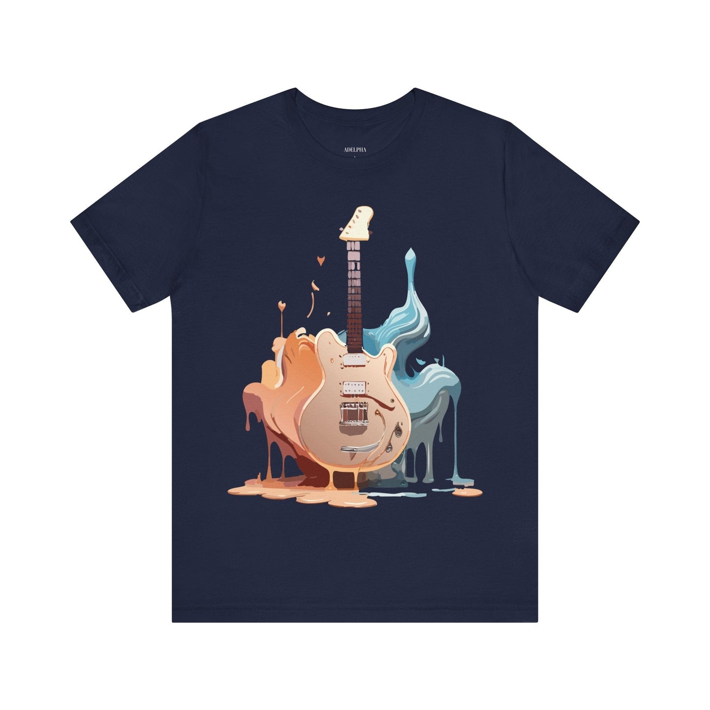 Adelpha Vintage Inspired Graphic Music T Shirt Unisex Short Sleeve Tee For Everyday Wear