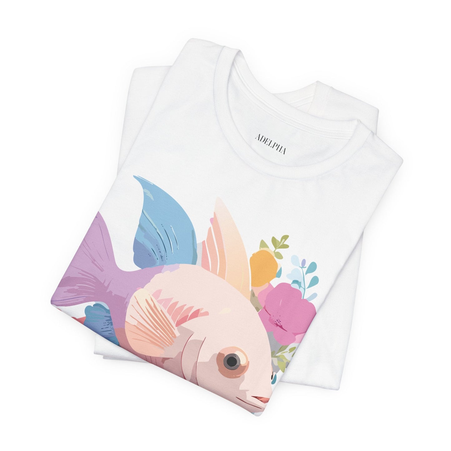 Adelpha Graphic Unisex Tee With Vintage Inspired Artwork Short Sleeve Premium Quality Cotton