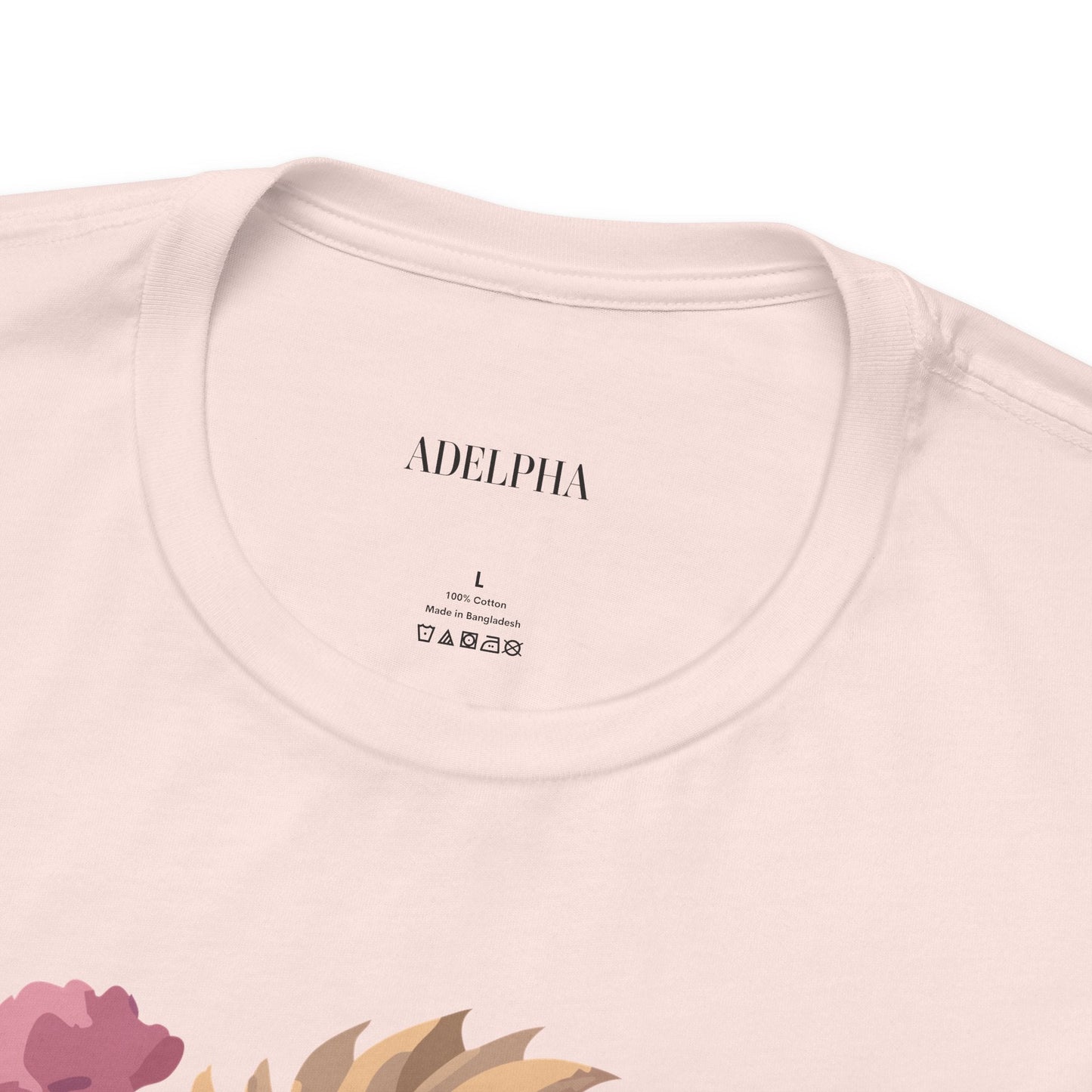 Adelpha Lion Shirt Unisex Graphic Tee Short Sleeve Vintage Style Lion Design Artwork