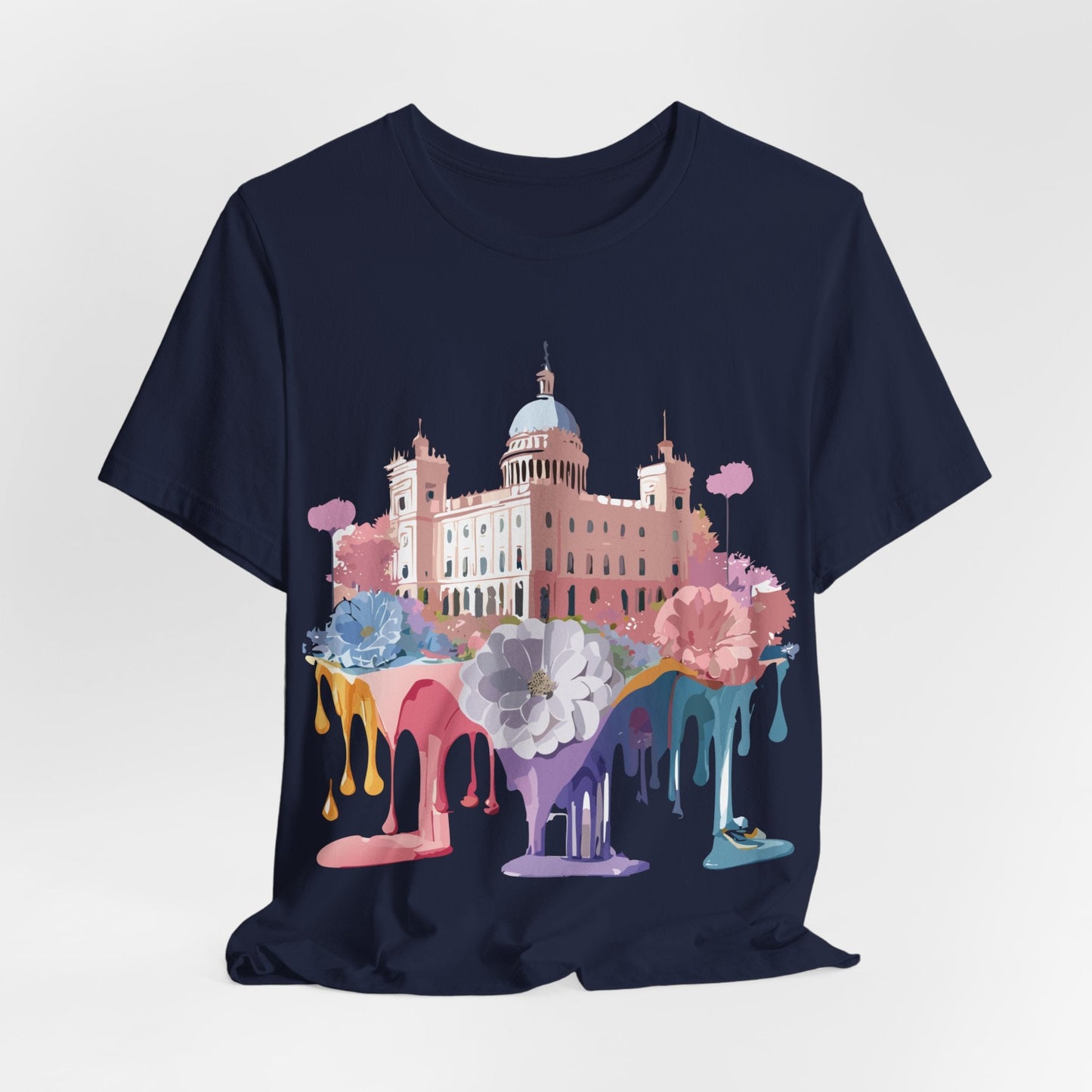 Madrid Tourist Shirt Graphic Tee Unisex Vintage Inspired Artwork By Adelpha Premium Streetwear