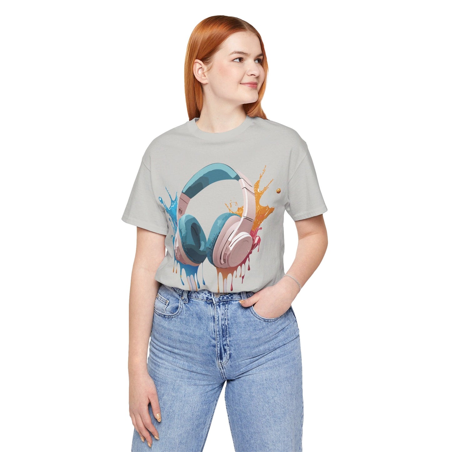 Music Graphic T Shirt Unisex Jersey Short Sleeve With Vintage Inspired Artwork Adelpha