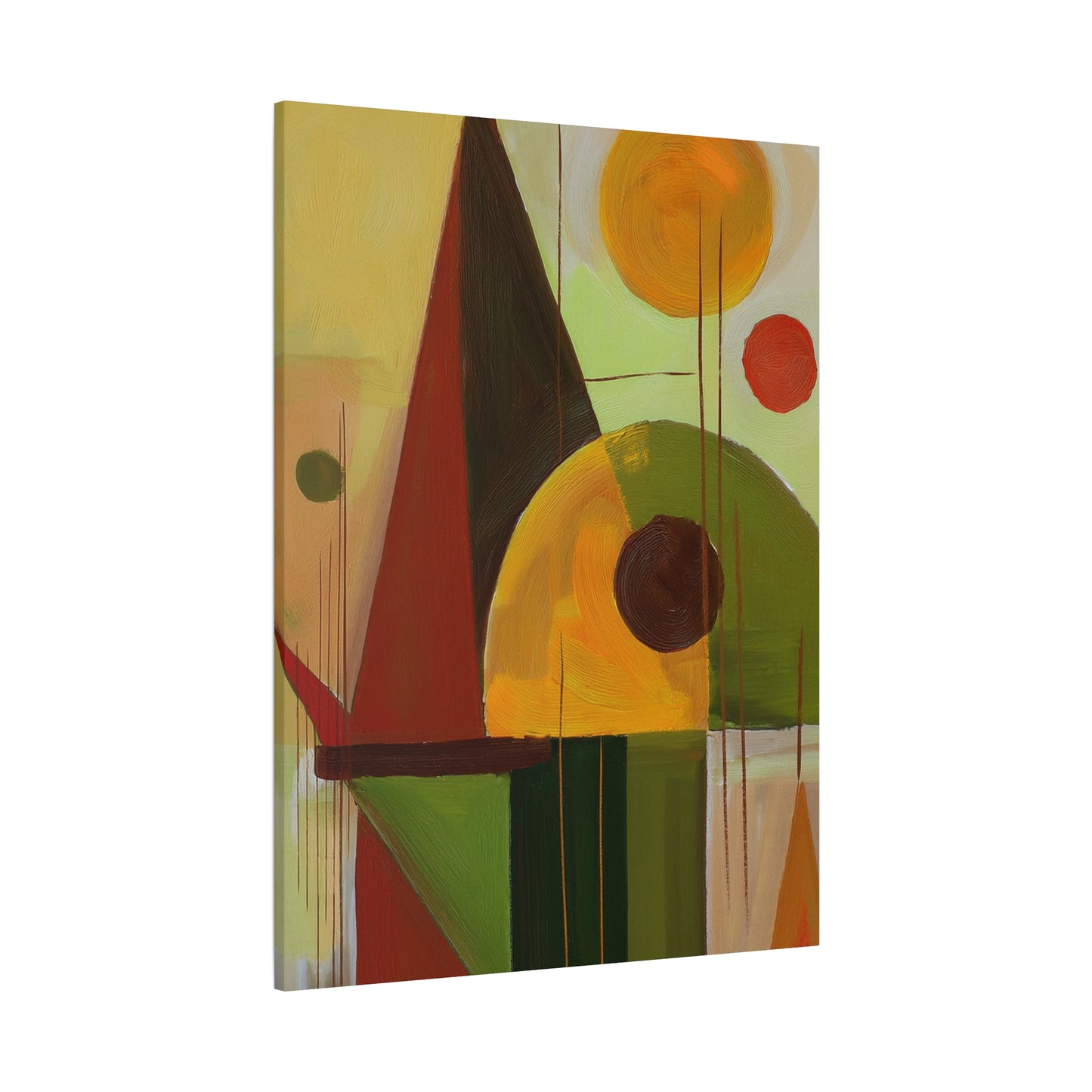 Abstract Geometric Painting Print Canvas 20x24,20x30,24x30 24x32,24x36,30x40 32x48,36x48,40x60 Pine-Wood Inner Frame ABS-60