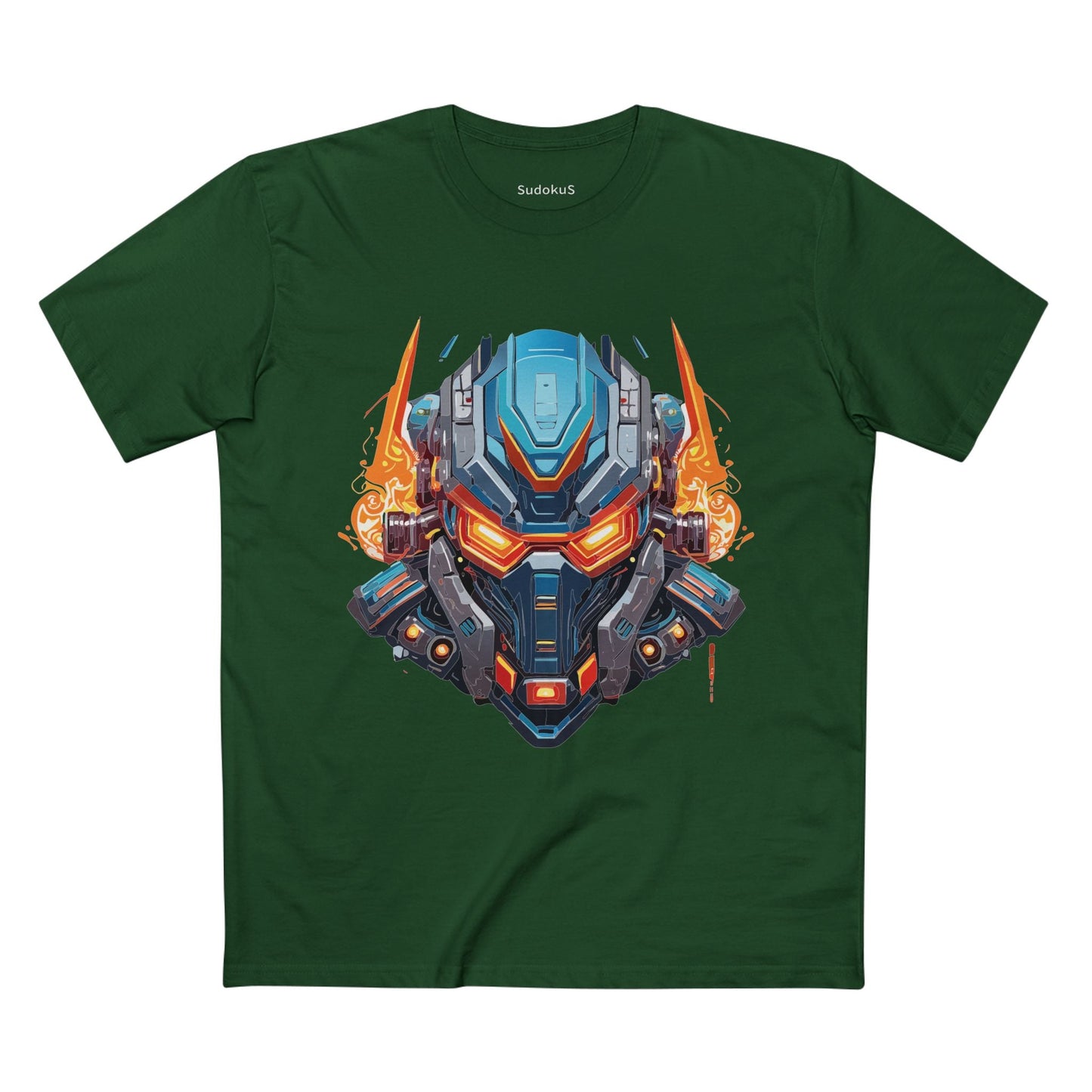 Cyborg Robot Graphic Unisex 100 Cotton Staple Tee 17