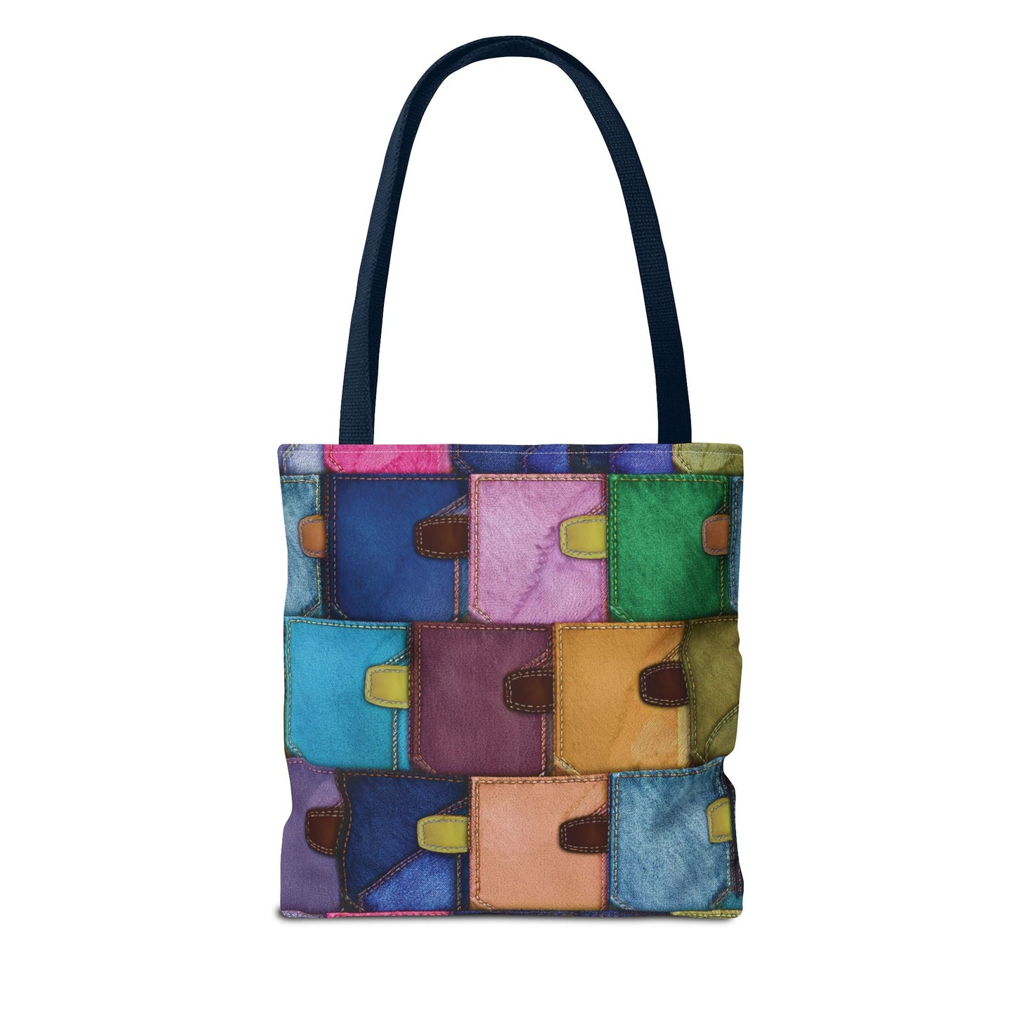 Denim Canvas Bag, Tote Bag Denim Printify