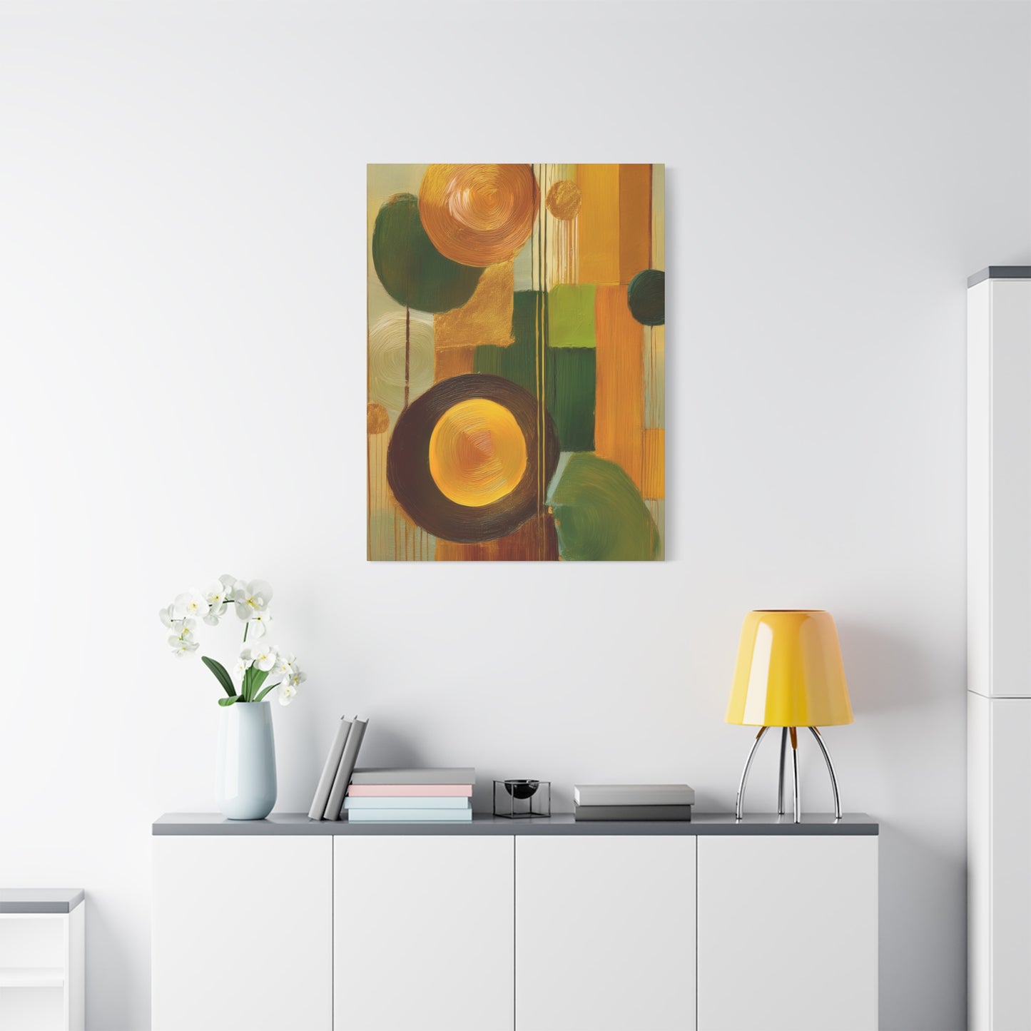 Abstract Geometric Painting Print Canvas 20x24,20x30,24x30 24x32,24x36,30x40 32x48,36x48,40x60 Pine-Wood Inner Frame ABS-58