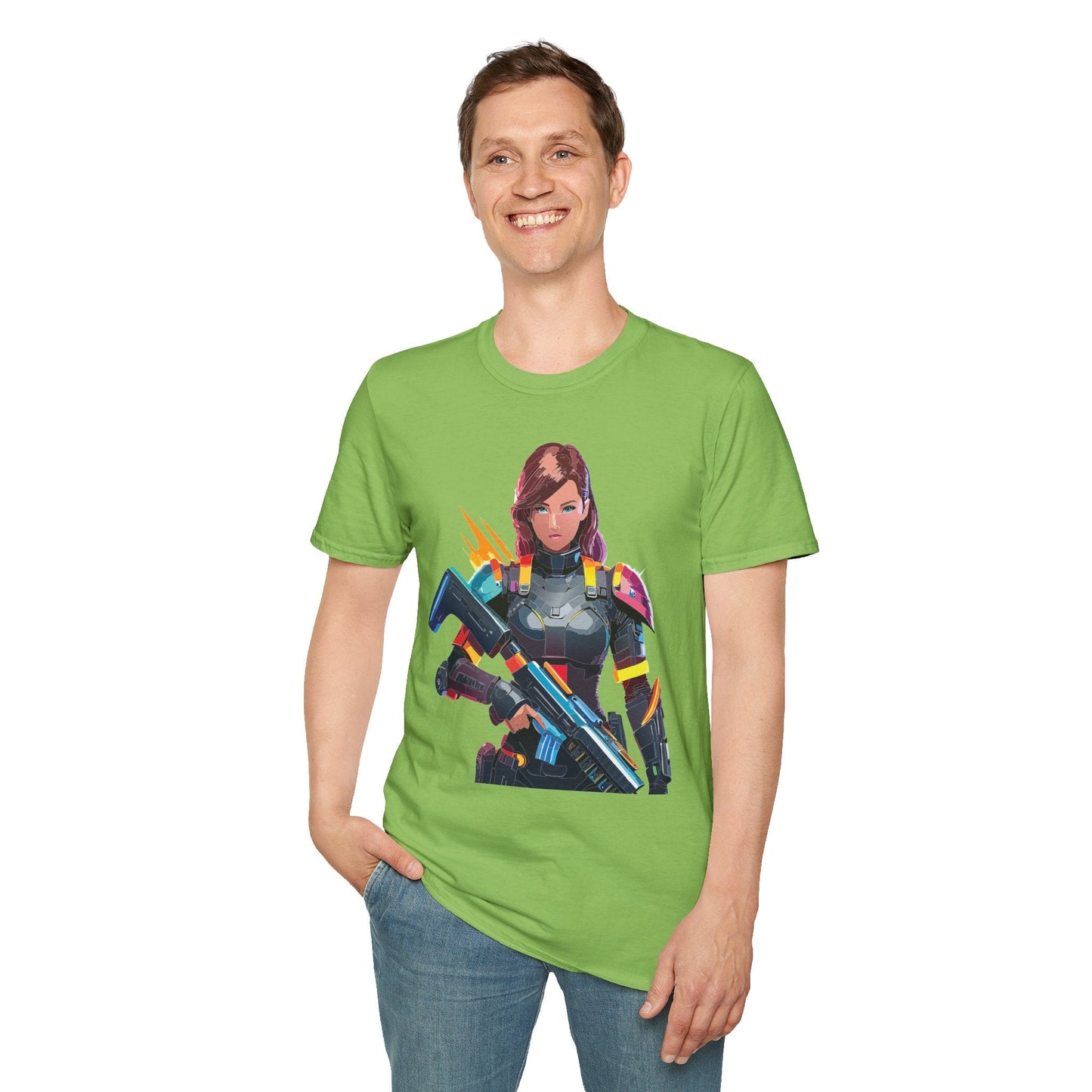 Robocop T Shirt Unisex Gildan Softstyle 64000 100 Percent Ring Spun Cotton Tee Casual Wear