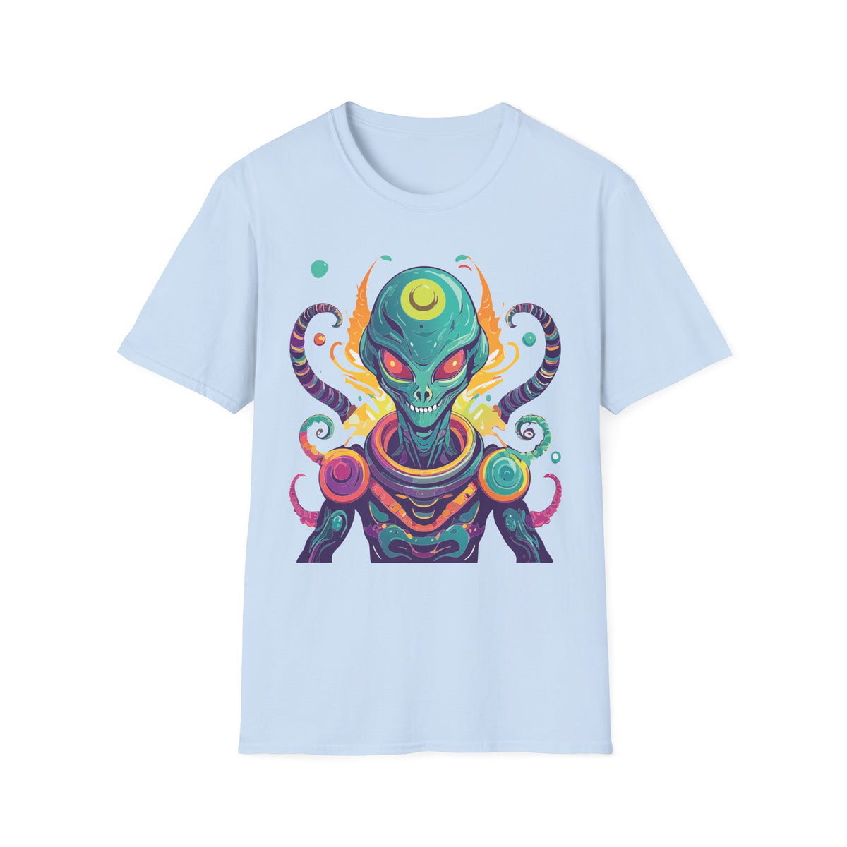 Alien Cosmos Graphic Tee Gildan Unisex 100 Cotton Tee Shirt a6