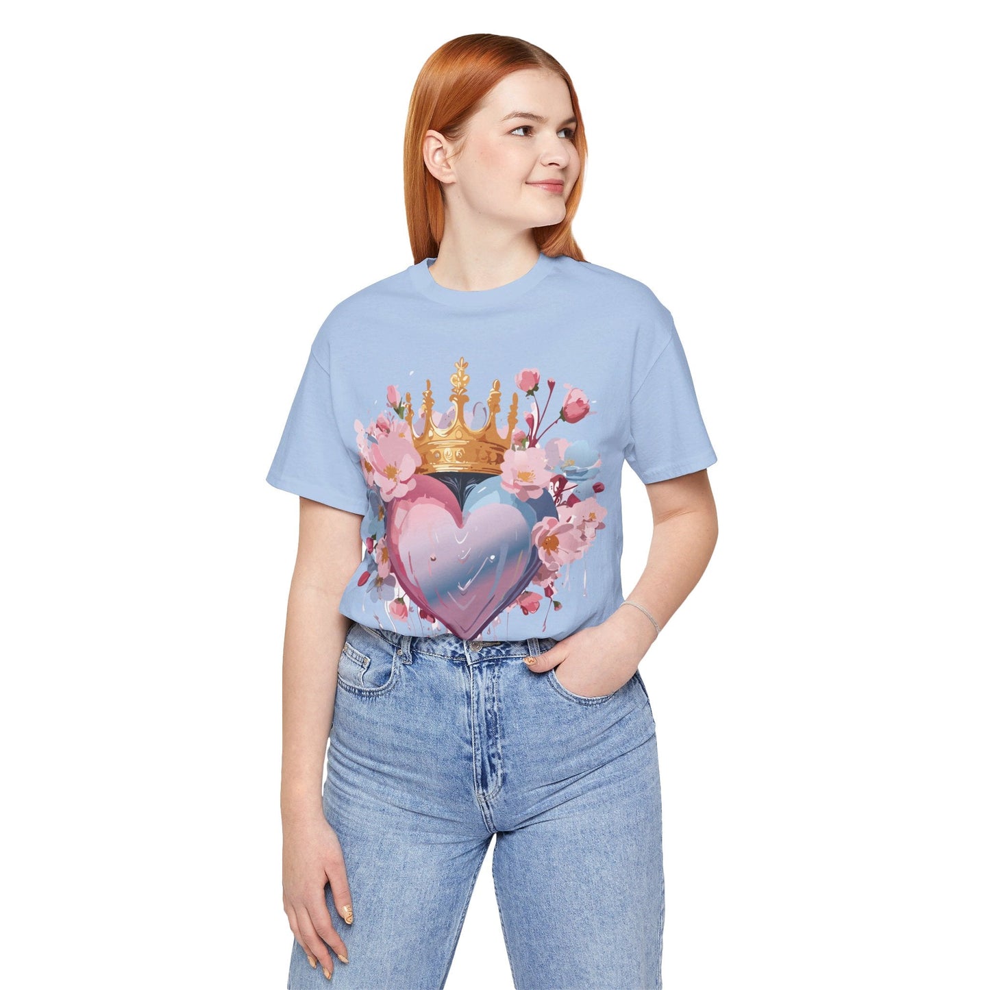 Valentine Graphic Tee Unisex Jersey Short Sleeve Adelpha Vintage Inspired Artwork