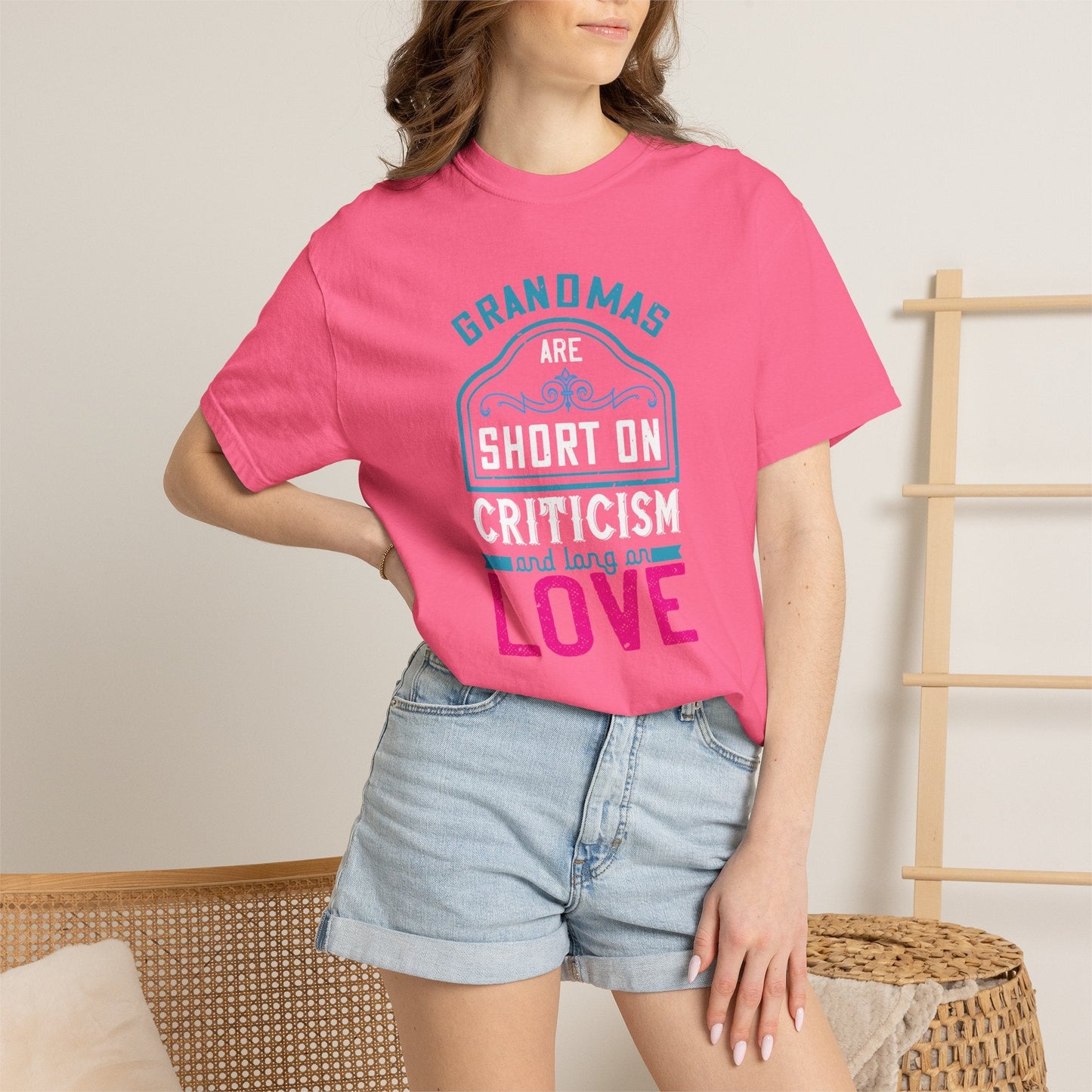 Grandmas T-shirt Mother Day Mama Tee Unisex Comfort Colors Garment-Dyed Cotton h69