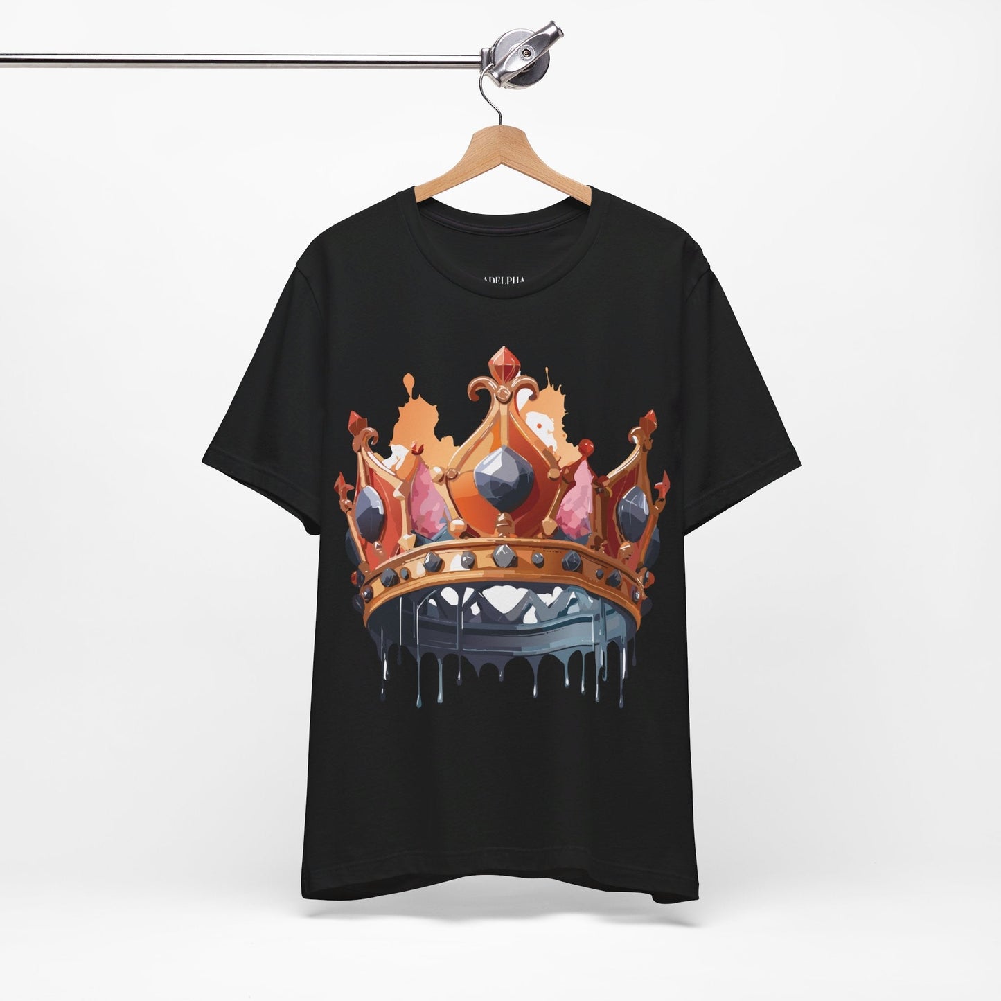 Adelpha Crown Graphic Tee Unisex Jersey Short Sleeve Art Design Vintage Inspired Shirt