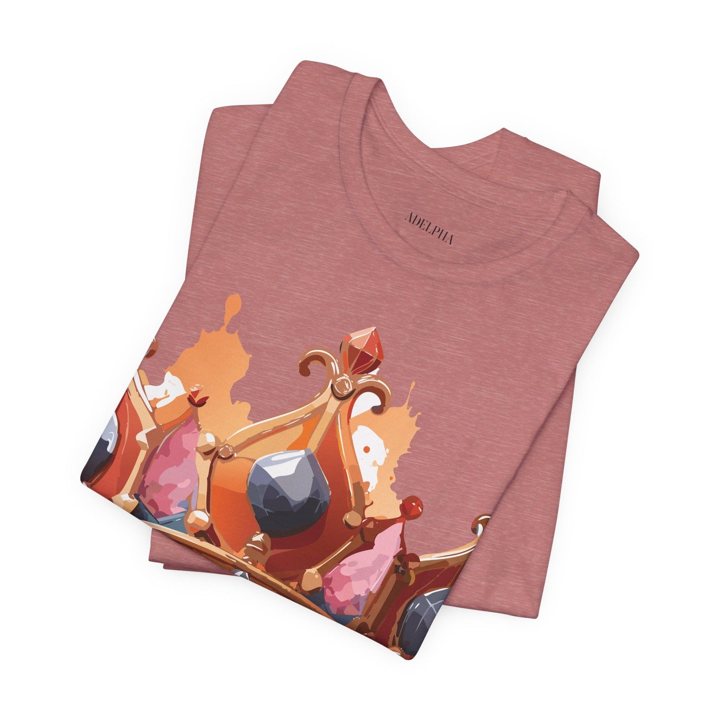 Crown Graphic Unisex 100 Cotton Vintage Artwork Tee 10
