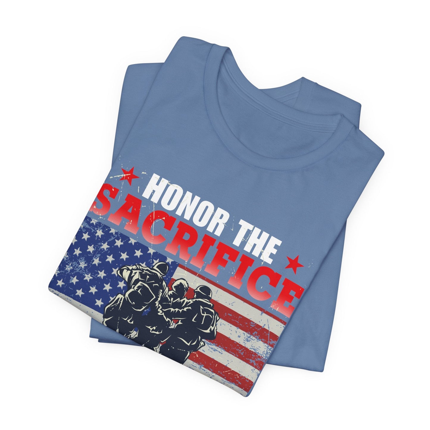 American Flag Graphic Unisex Cotton T-Shirt v24