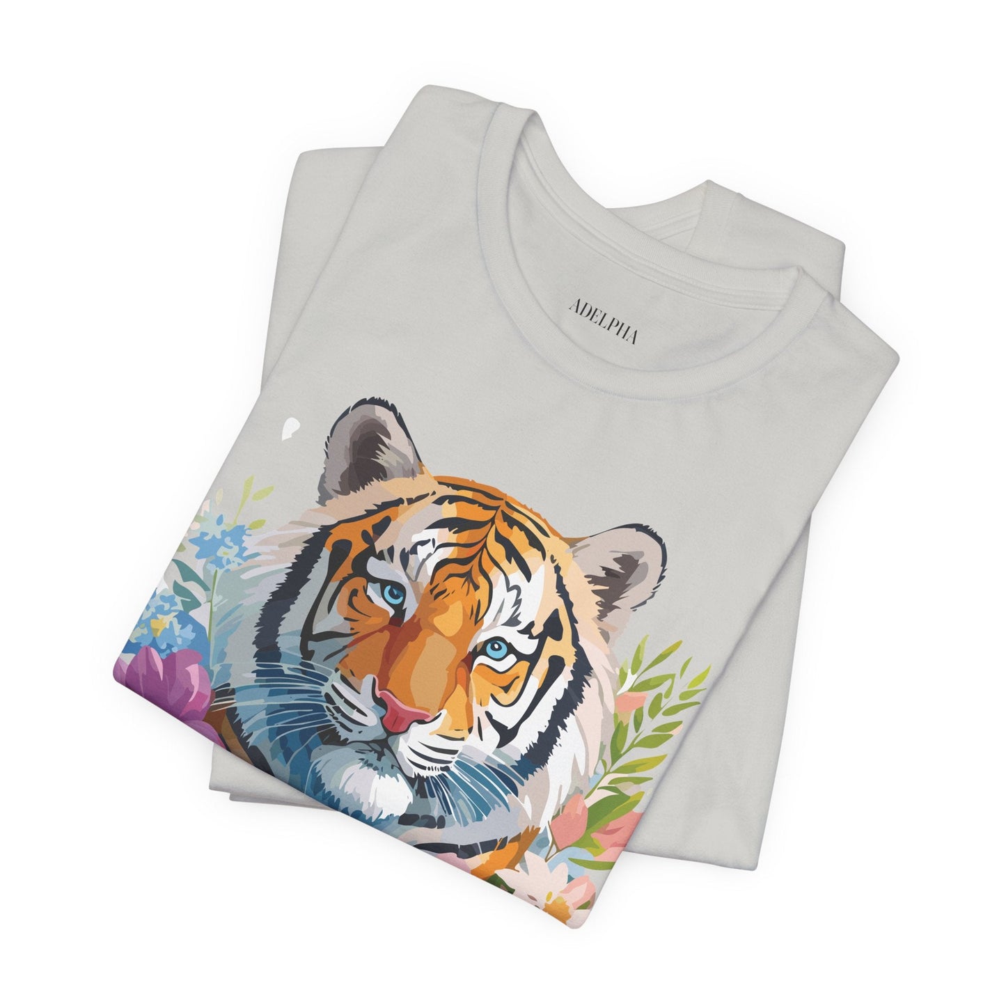Tiger Graphic Tee Unisex Vintage Inspired Shirt By Adelpha Premium Short Sleeve Edition