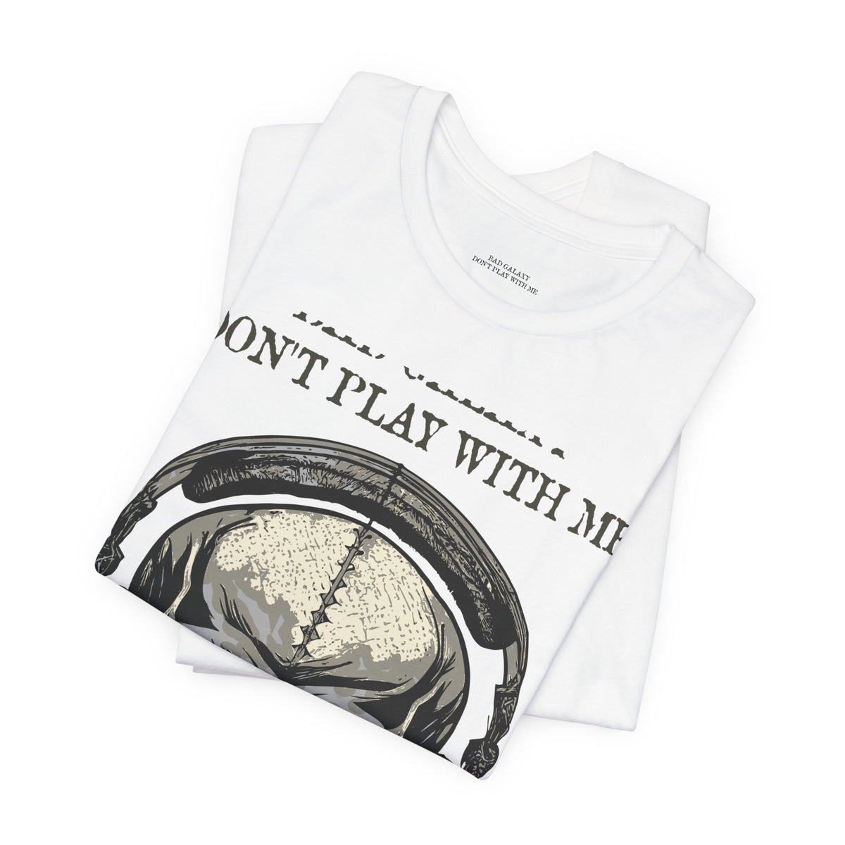Skull Rock Graphic Unisex Cotton Bella+Canvas Tee with Art Design b45