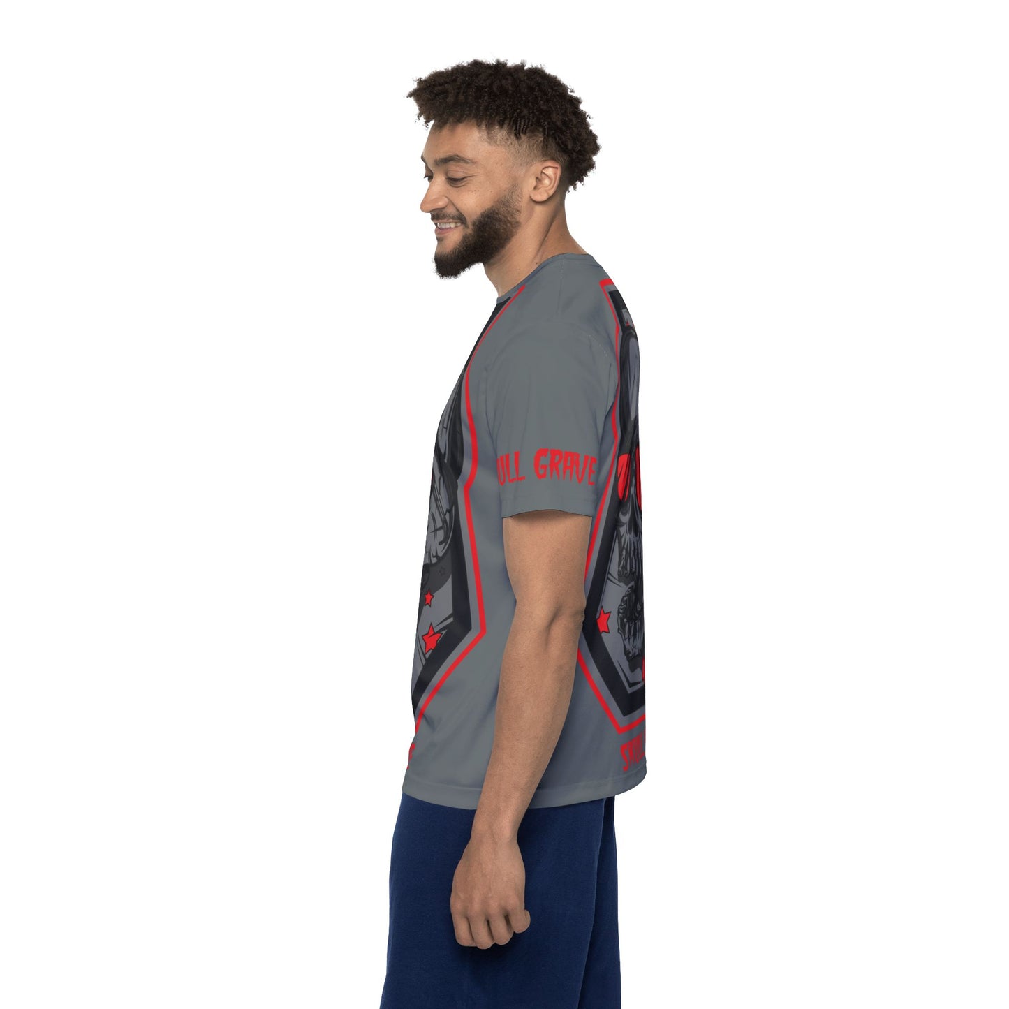 50-Be Fun Graphic T-Shirt, Art Design Poly Shirt, All Over Print Graphic Tee, Monsters T-Shirt, Cartoon Tees