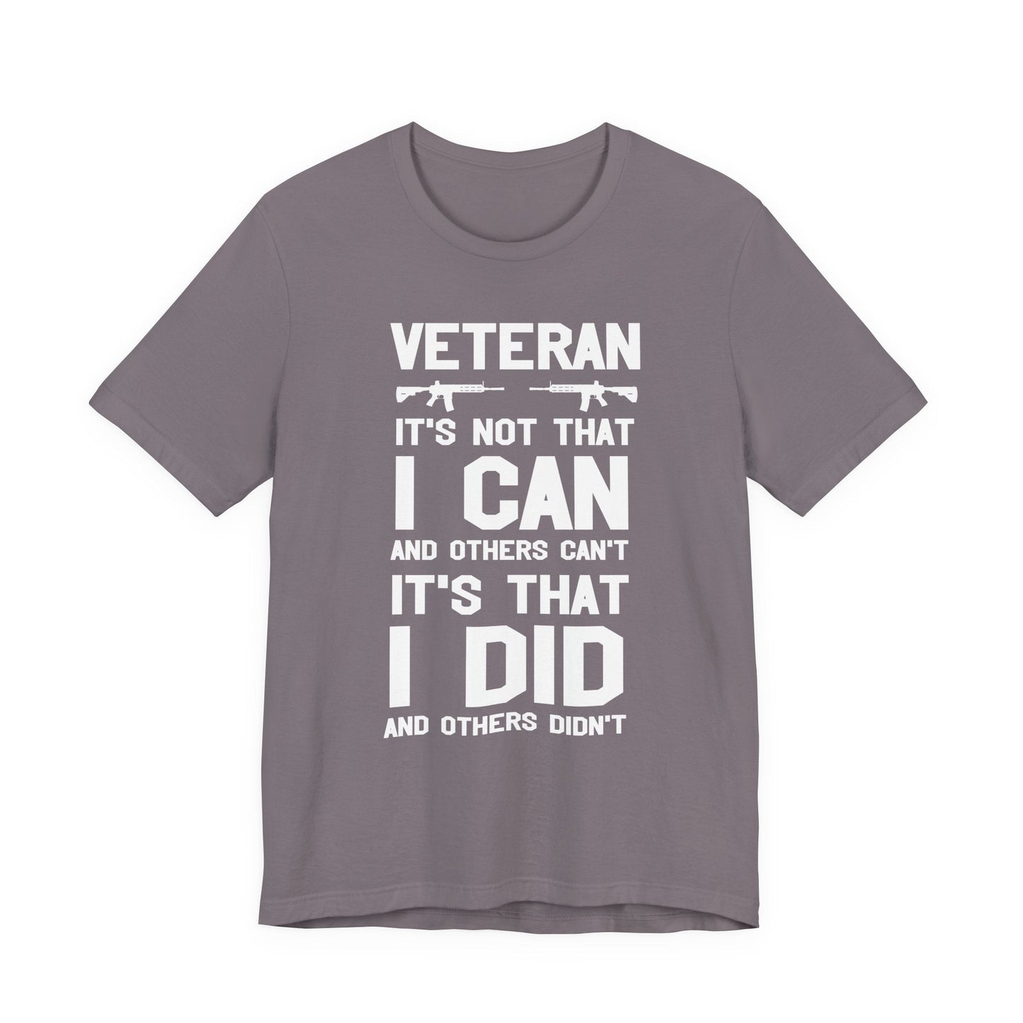 Army Veteran Patriotic Graphic Design Unisex Cotton T-Shirt v61