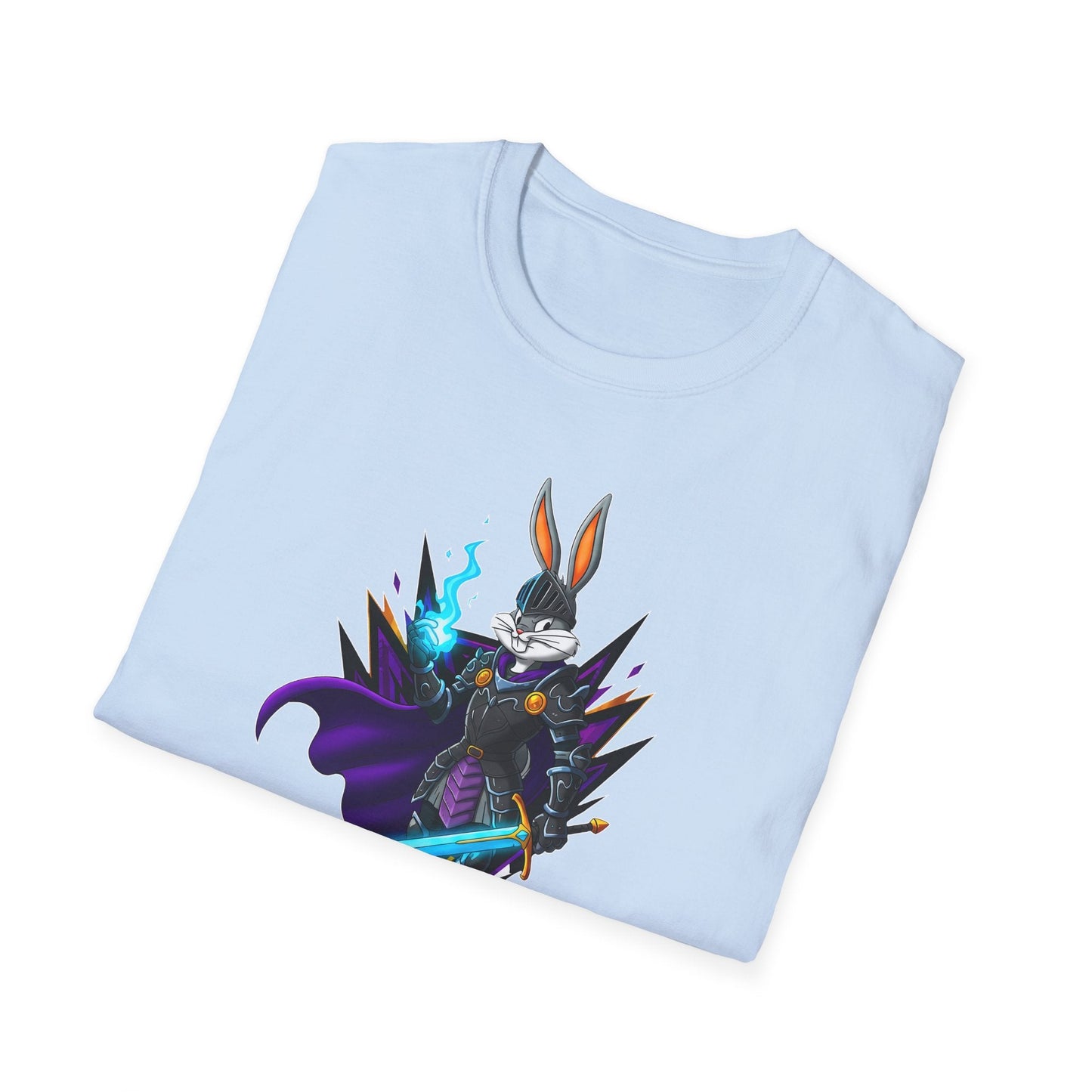 Bugs Bunny Shirt Unisex Gildan Softstyle Tee 100 Percent Cotton Cartoon Graphic Design