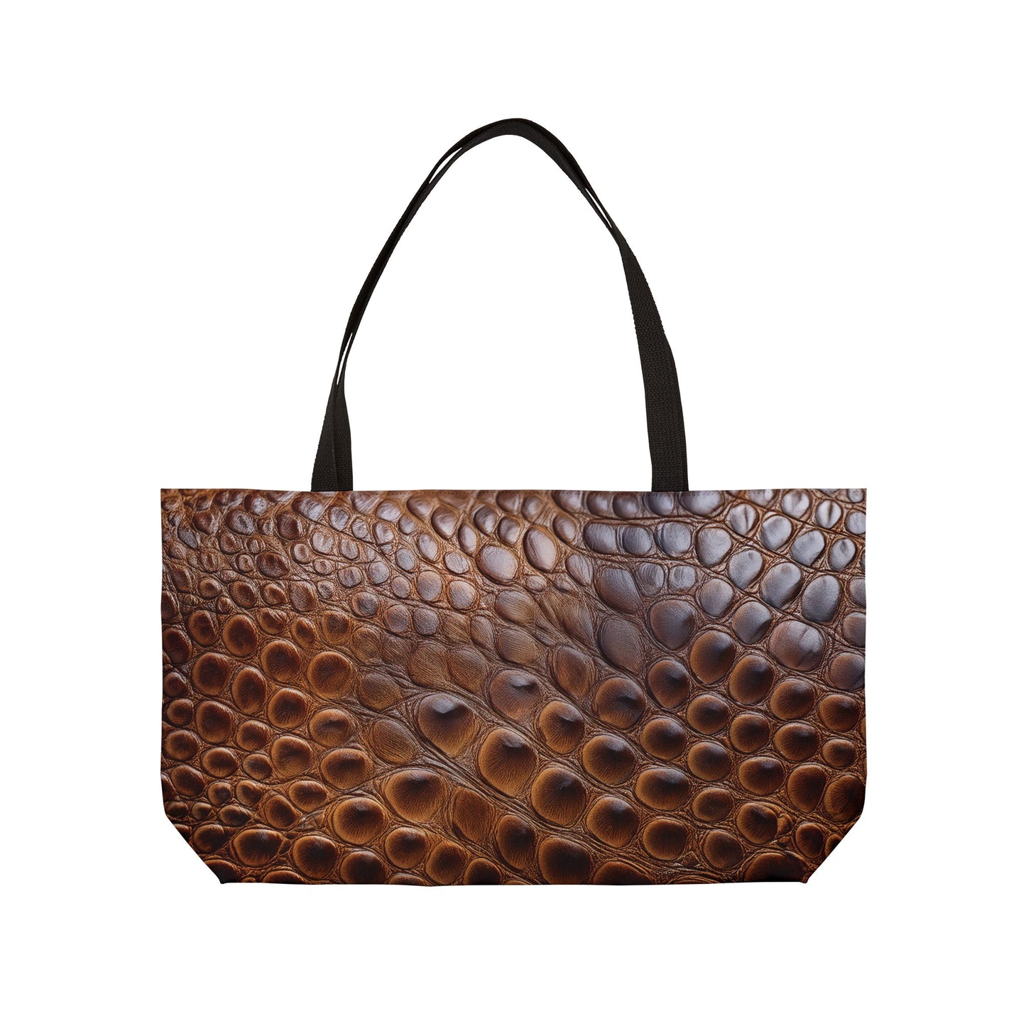 Leather Print Big Bag High-Quality 100% Spun Poly 24x13 Canvas Art Bag L-23