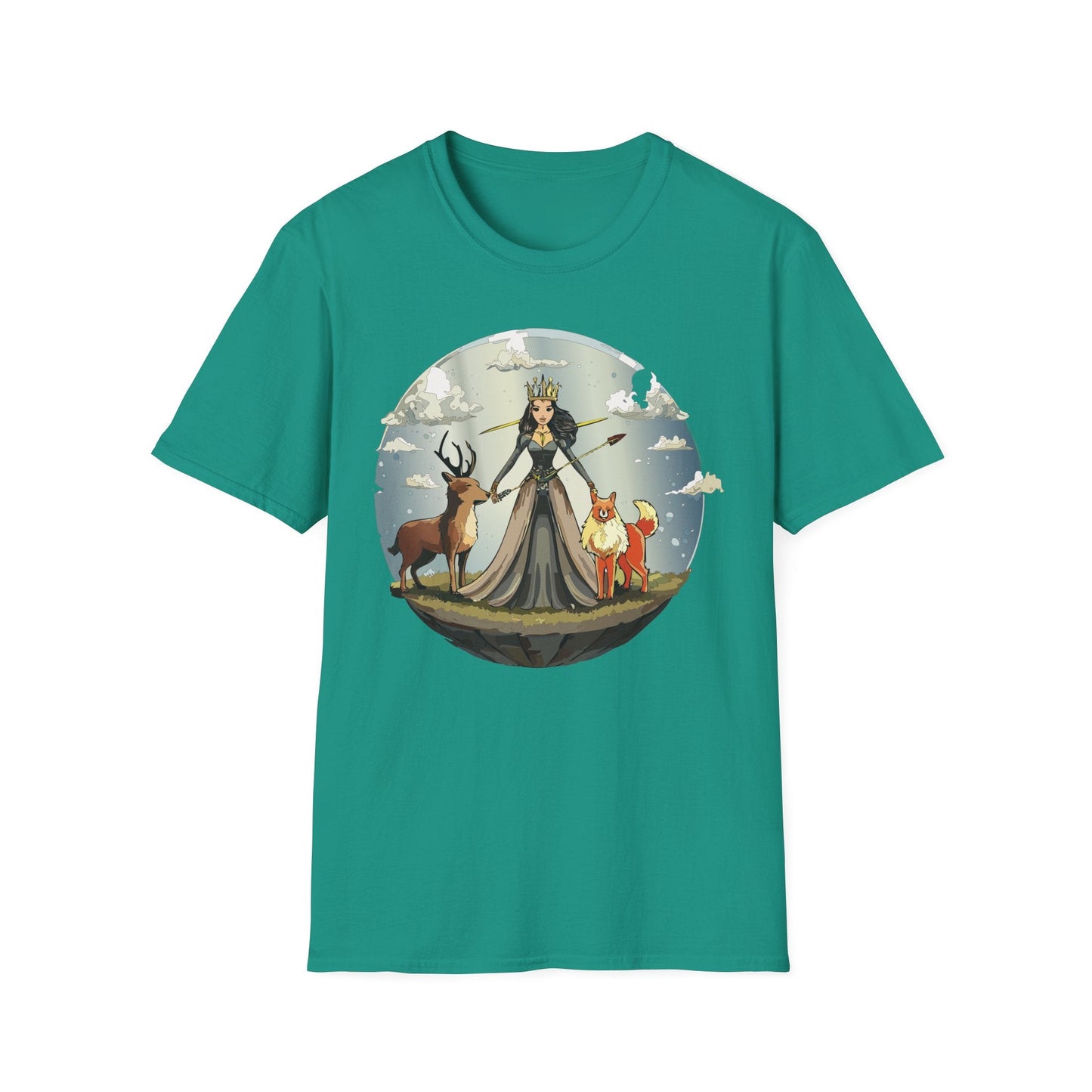 Womens Graphic T Shirt Art Design Tee Softstyle Gildan 64000 Cotton Comfort Fit Casual Wear