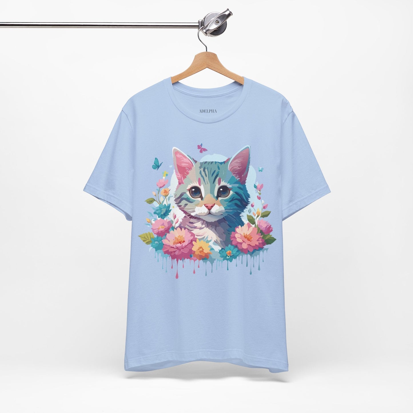 Cat Graphic Tee Unisex Jersey Short Sleeve Shirt Adelpha Art Design