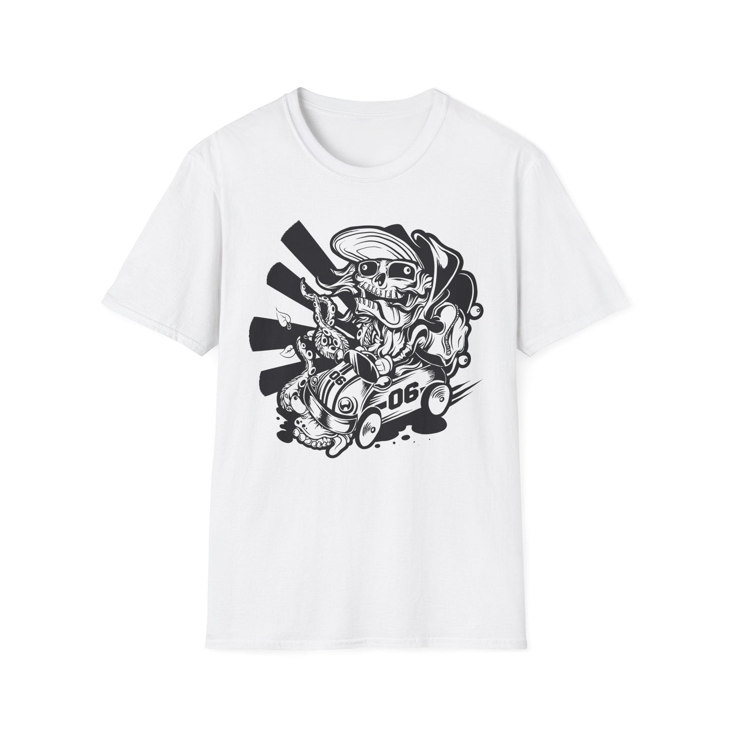 Cartoon Animation T Shirt Unisex Softstyle 64000 Cotton Tee With Fun Art Design Graphics