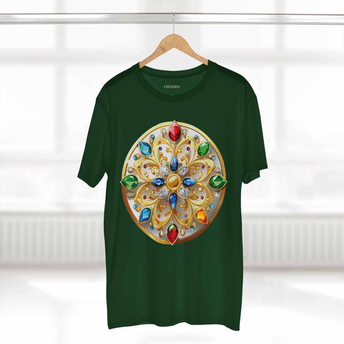 Medallion Graphic T-Shirt Unisex 100 Cotton With Gold Art Design Medal Tee 3