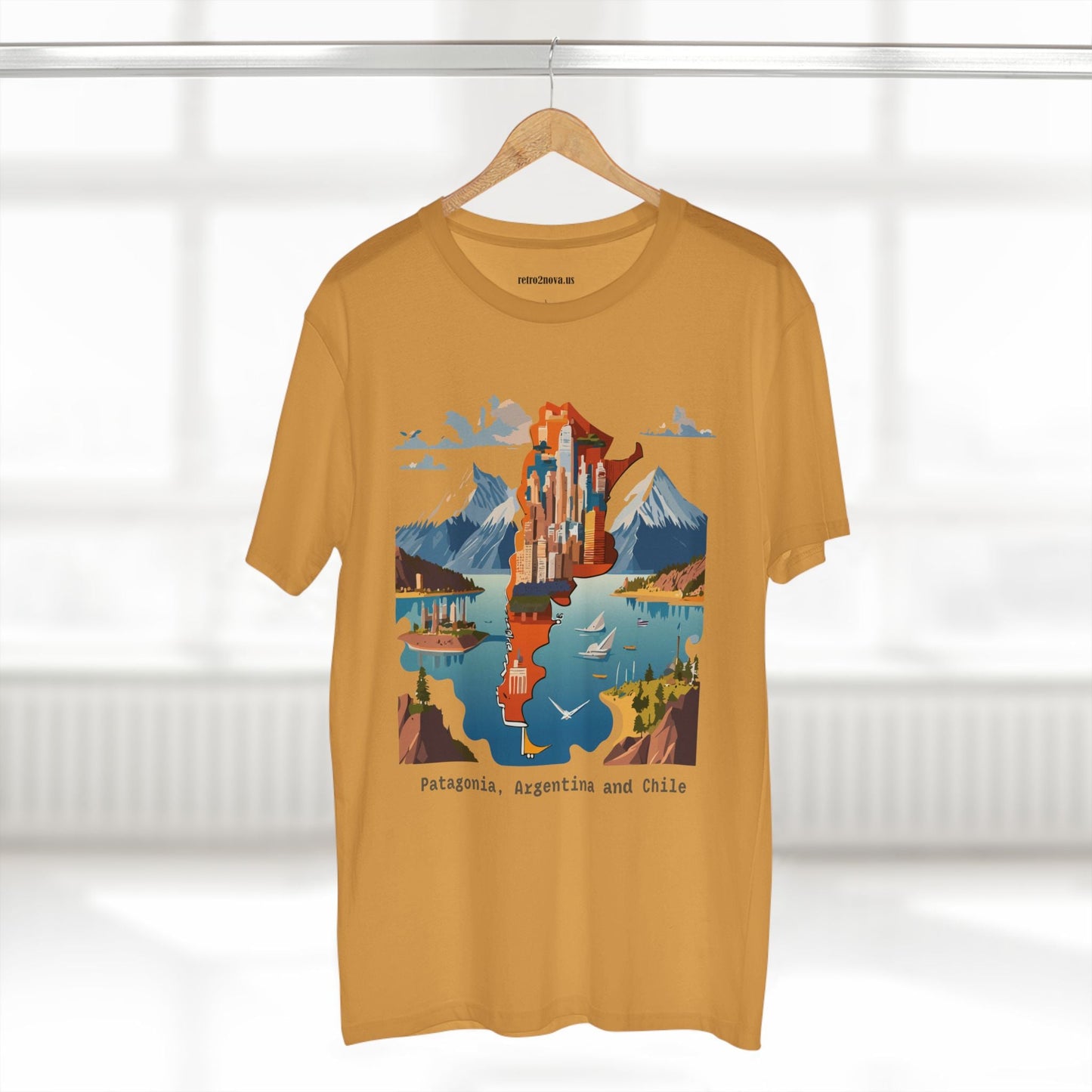 Travel Shirt For Tourists Unisex Premium Cotton Tee With Original Art Design By Retro2Nova