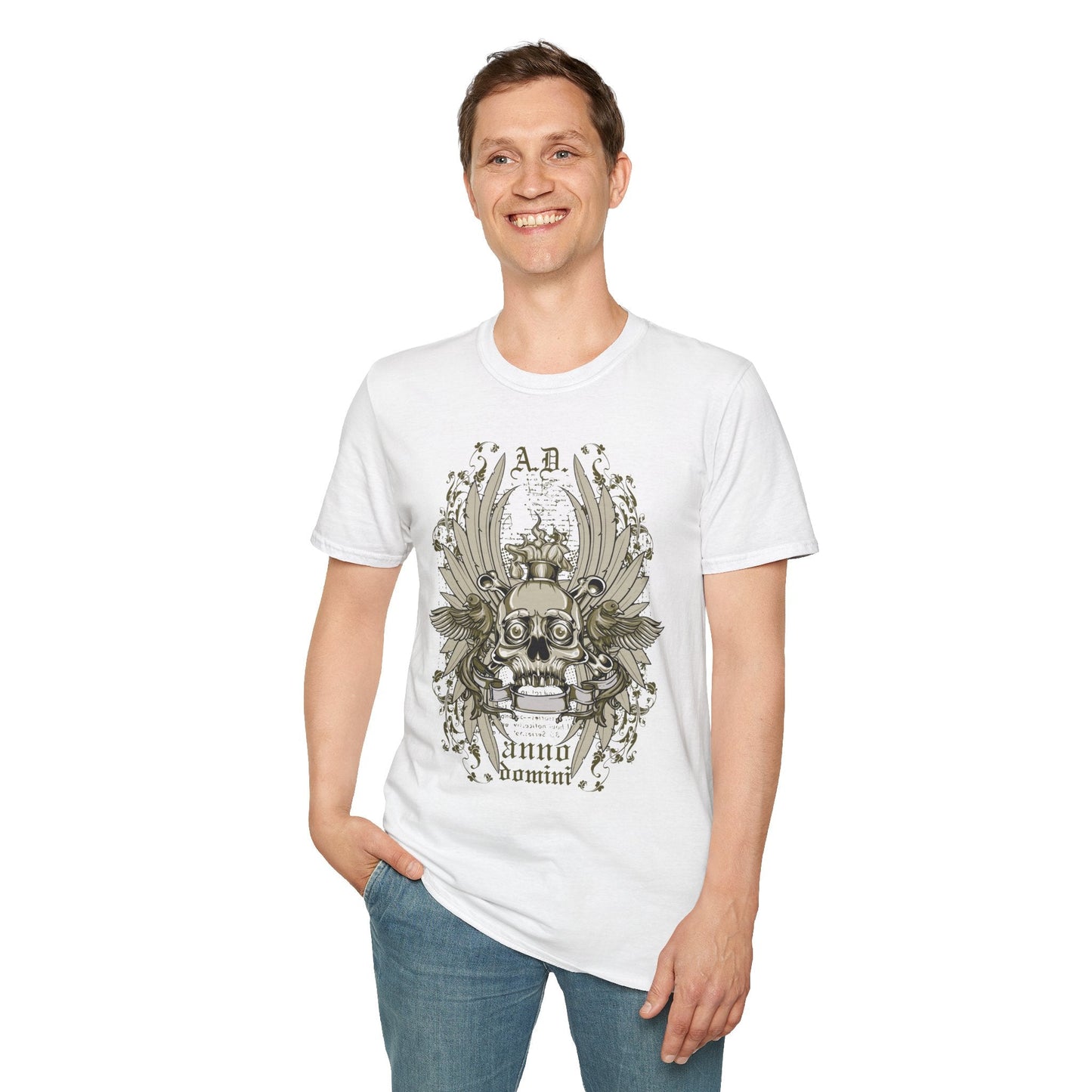 Unisex Art Design T Shirt With Graphic Artwork Softstyle Gildan 64000 Tee Premium Cotton