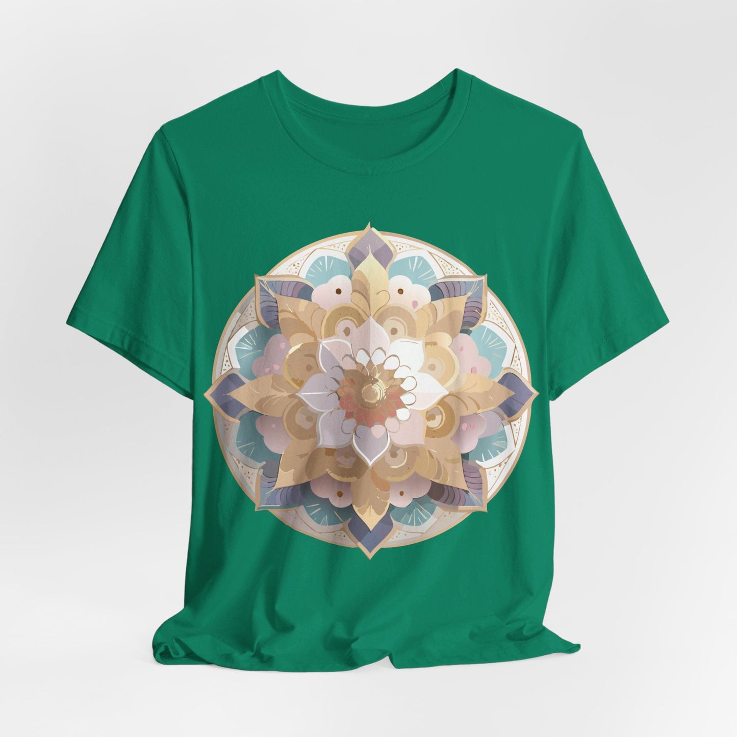 Adelpha Mandala Graphic Tee Unisex Jersey Short Sleeve Vintage Inspired Art Design Shirt