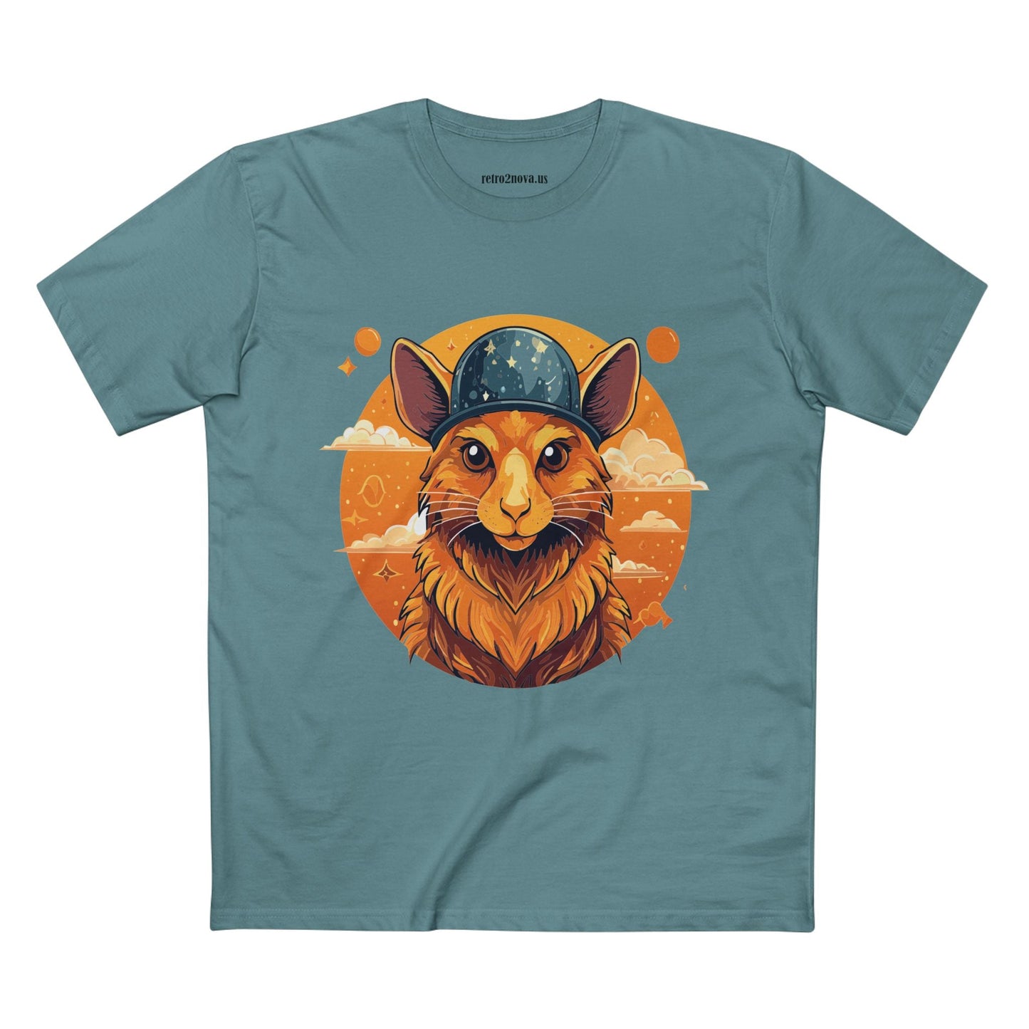 Rabbit Shirt Unisex Premium Cotton Tee With Original Art Design From Retro2Nova Art Collection Soft Breathable Comfort