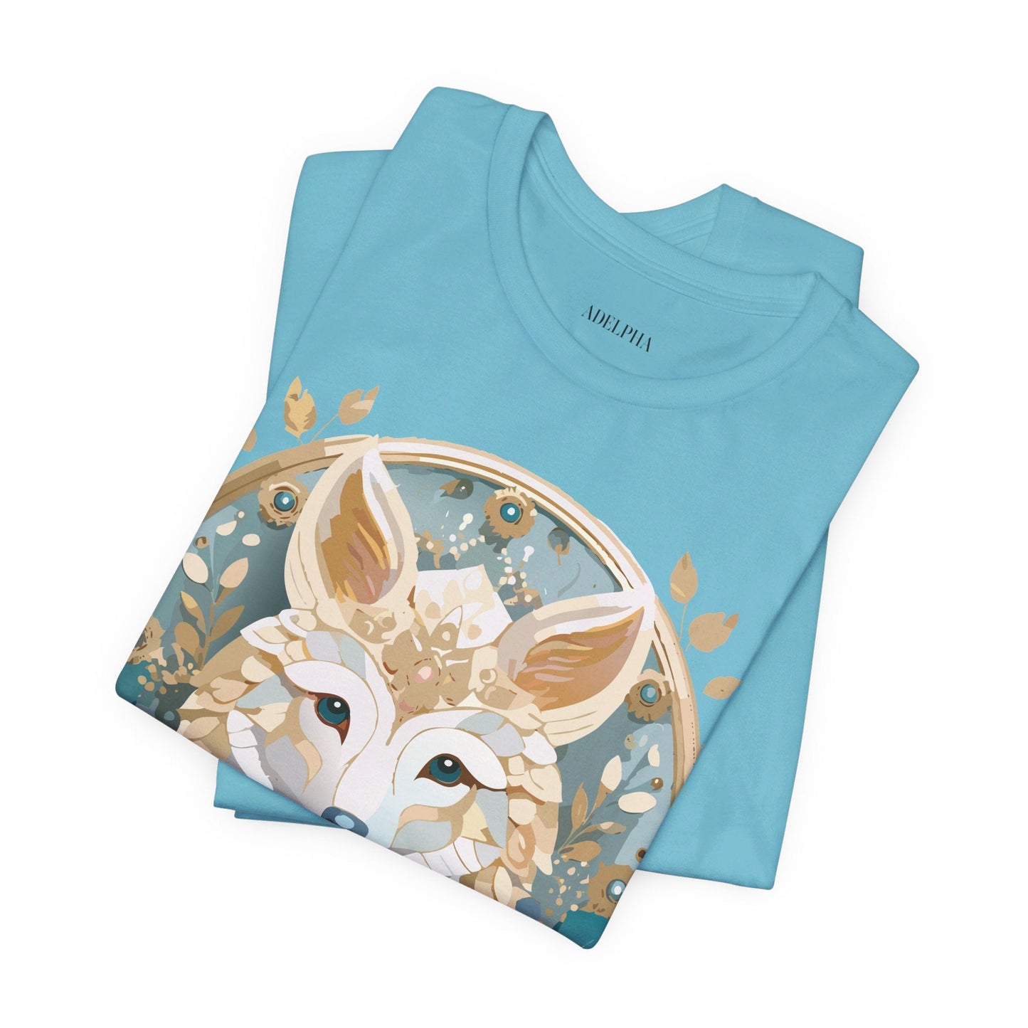 Adelpha Medallion Graphic Tee Unisex Short Sleeve Jersey Shirt With Vintage Artwork