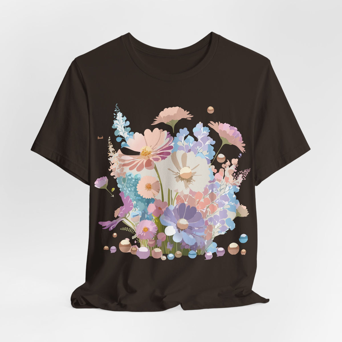Floral Graphic Tee Shirt - Bella+Canvas Unisex 100 Cotton 15