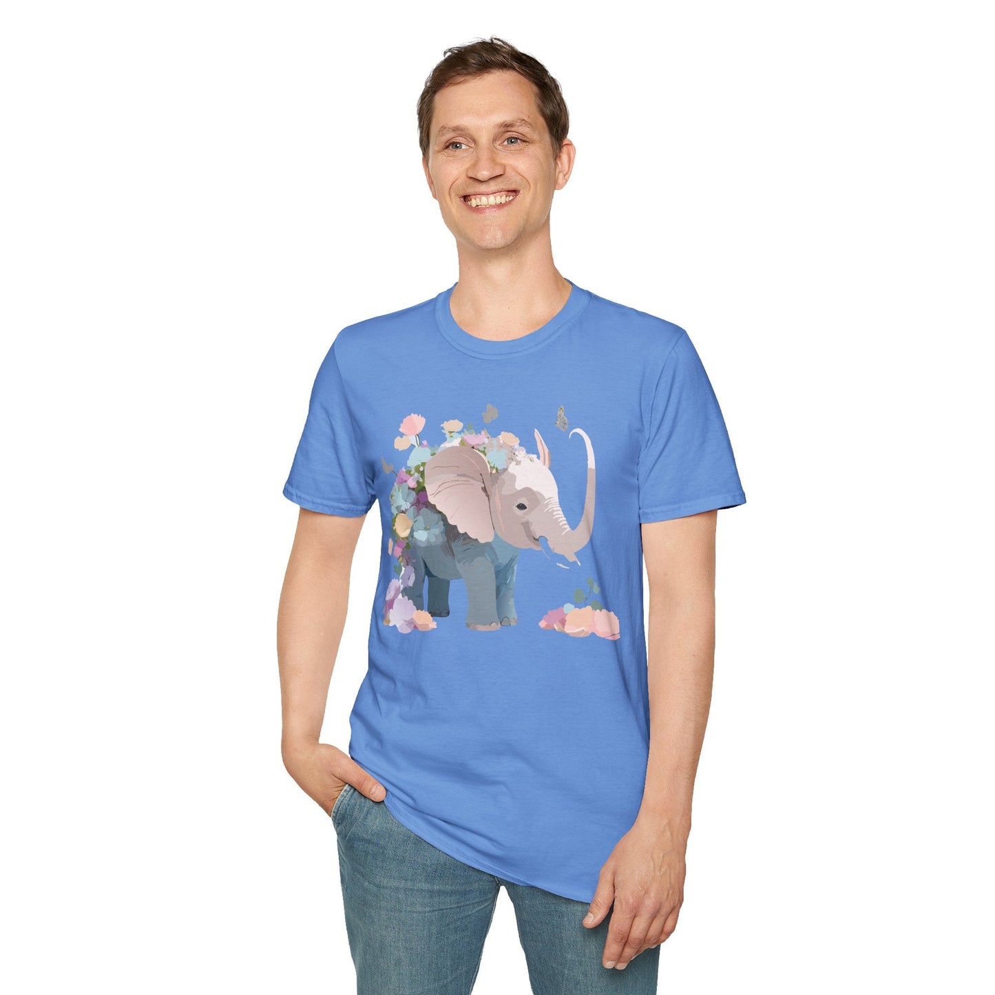 Elephant T Shirt Unisex Softstyle 64000 Elephant Tee Premium Comfort Everyday Wear