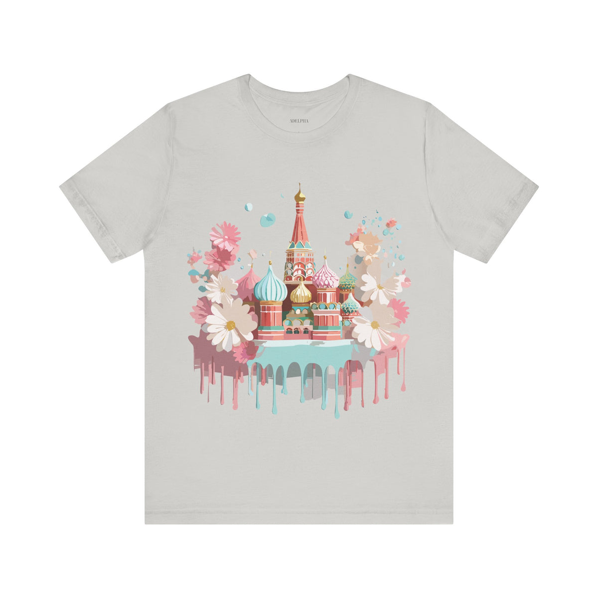 Graphic Unisex Cotton Bella+Canvas Tee Shirt with Moscow