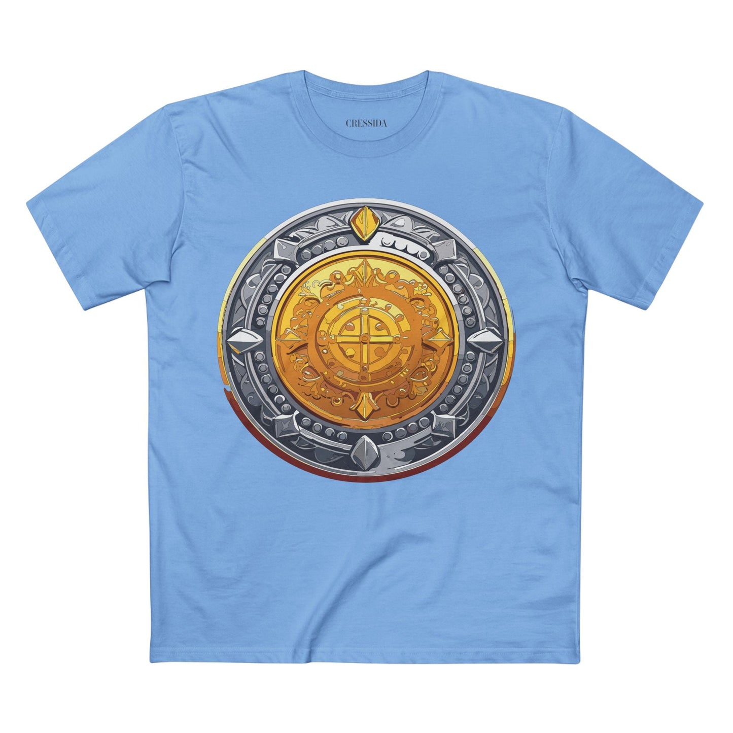 Antique Gold Coin Graphic Design T-Shirt Unisex 100 Cotton With Golden Print Artwork Tee 4