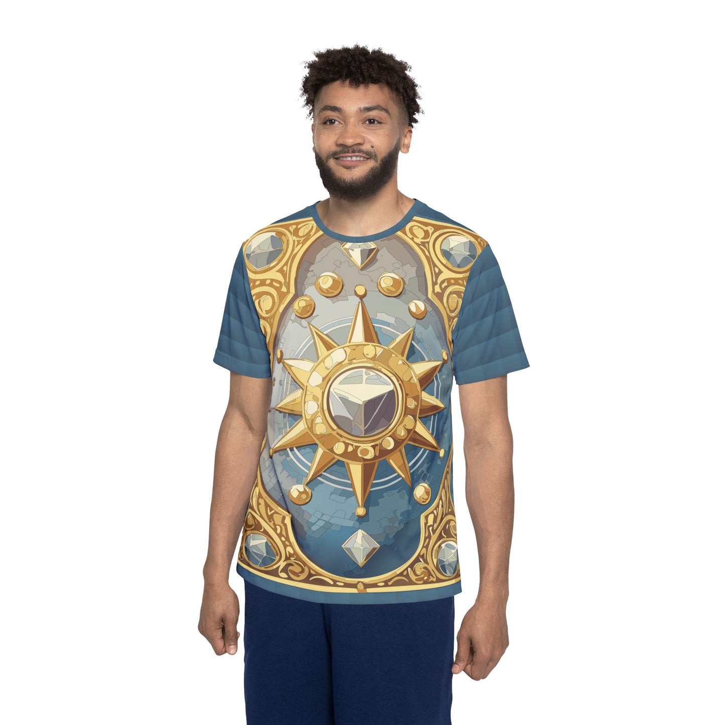 26-Card Deck Graphic T-Shirt, Art Design Poly Shirt, All Over Print Graphic Tee, Playing Cards T-Shirt, Playing Cards Tees