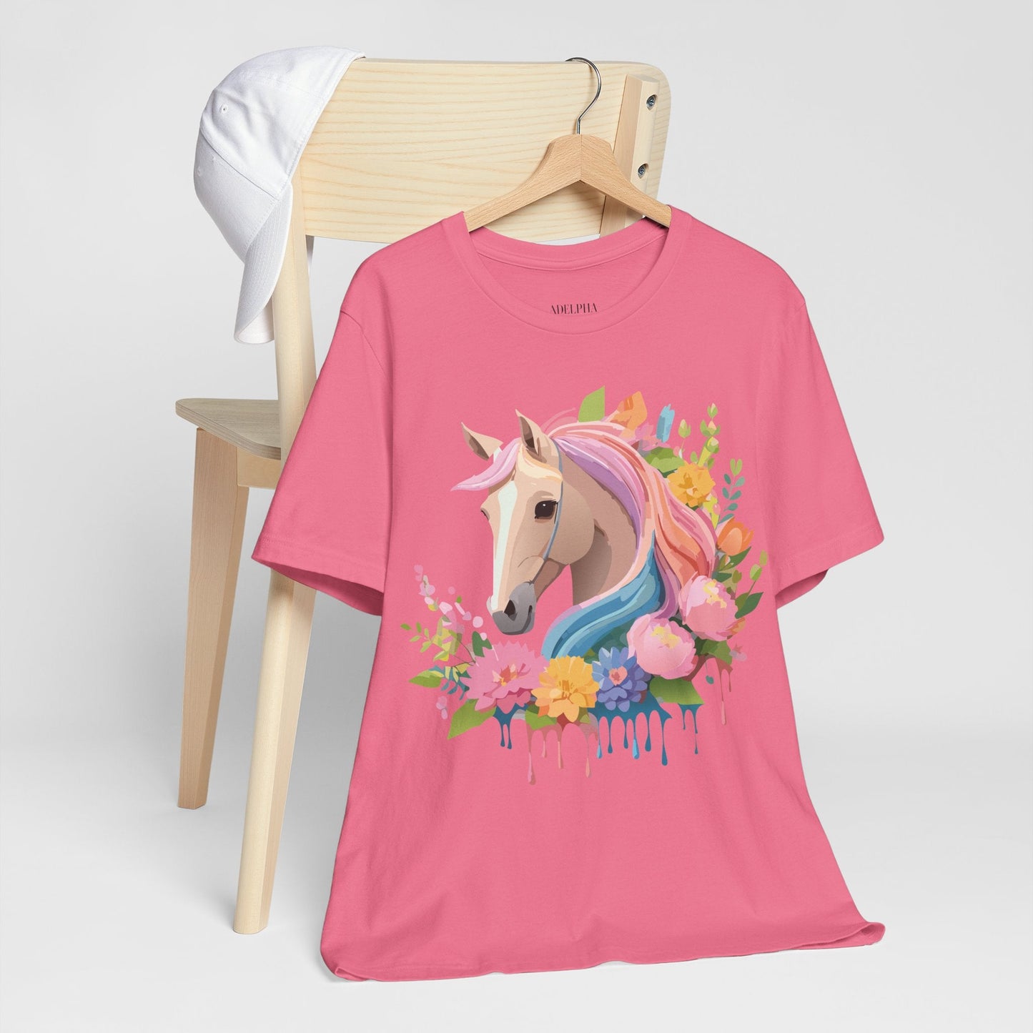 Horse Graphic Unisex 100 Cotton Vintage Animal Art T-Shirt 2