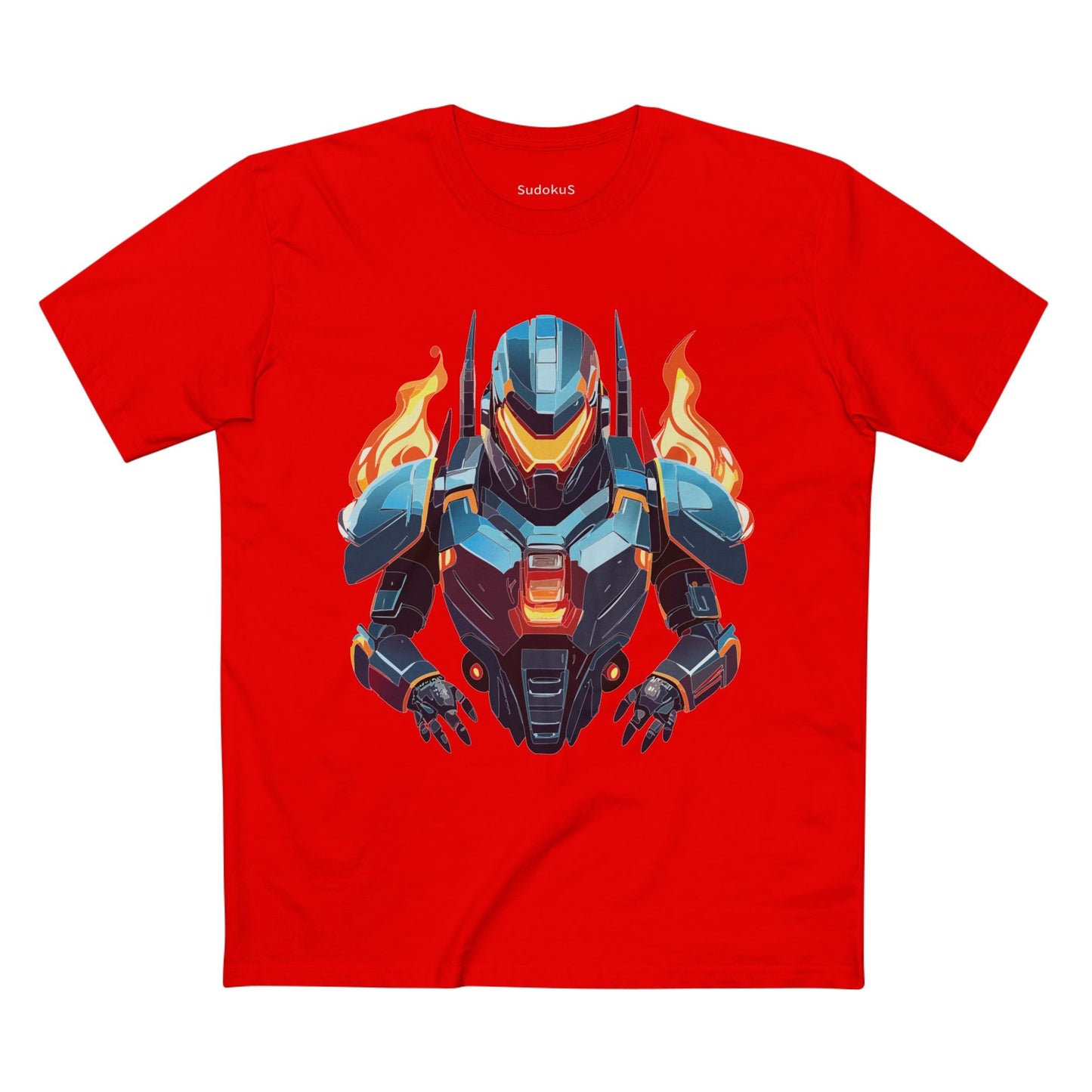 Cyborg Robot Graphic Unisex 100 Cotton Staple Tee 20