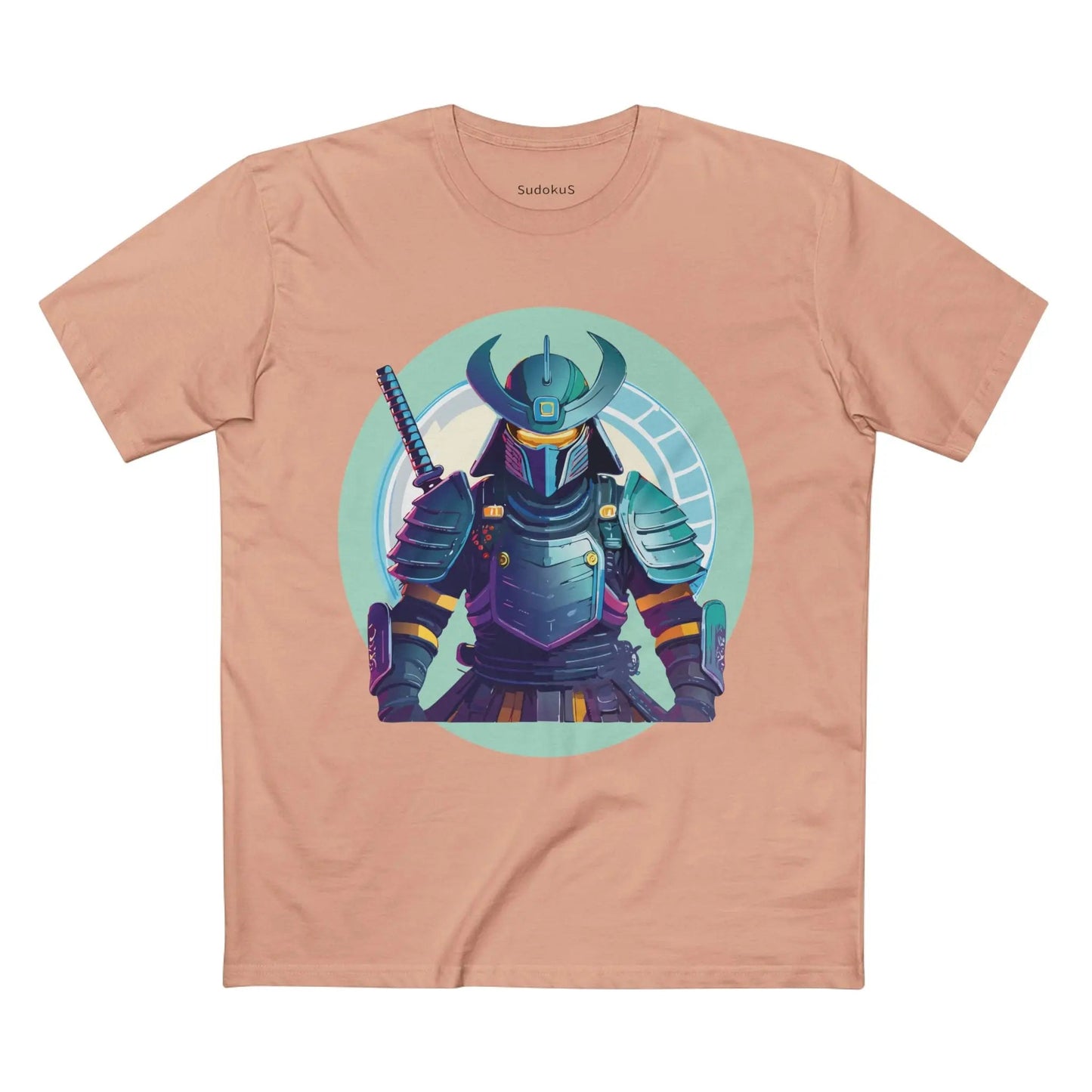 Samurai Graphic Unisex 100 Cotton Staple Tee 14