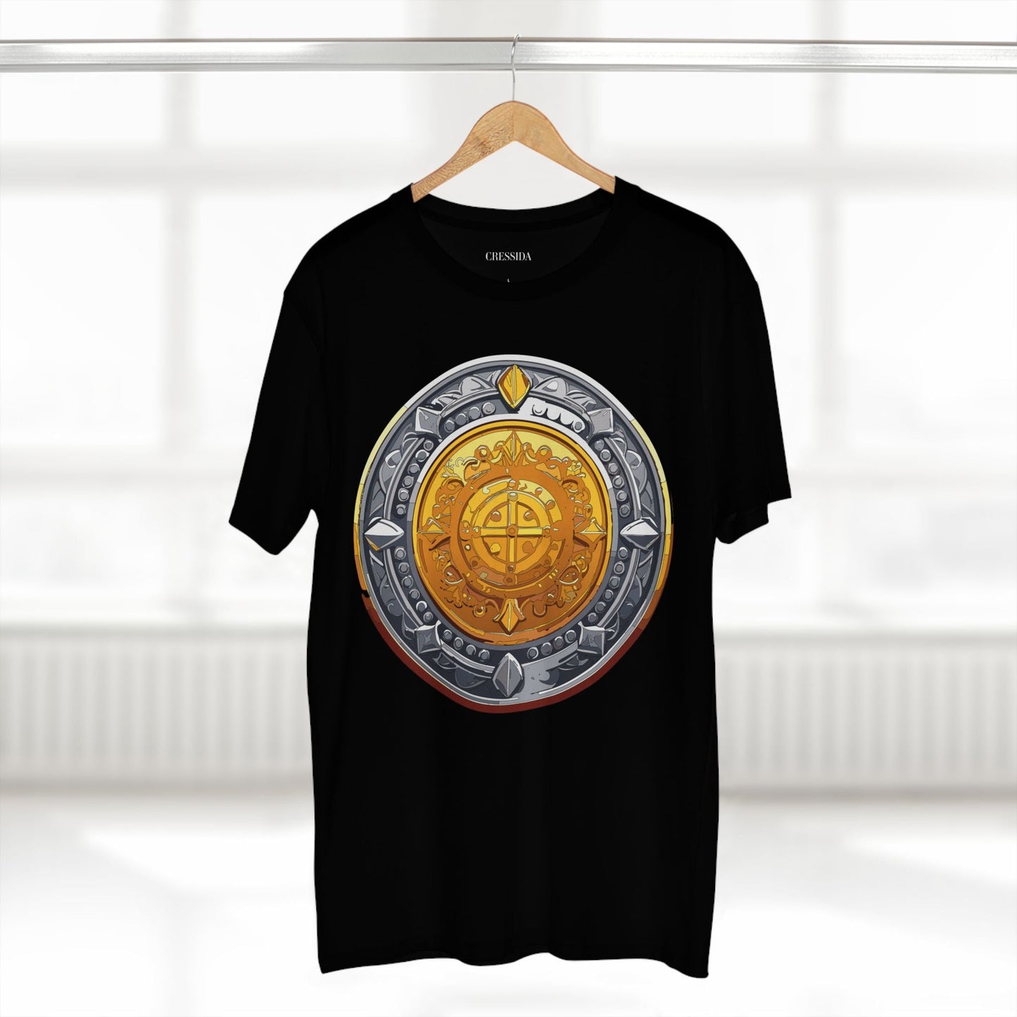 Antique Gold Coin Graphic Design T-Shirt Unisex 100 Cotton With Golden Print Artwork Tee 4