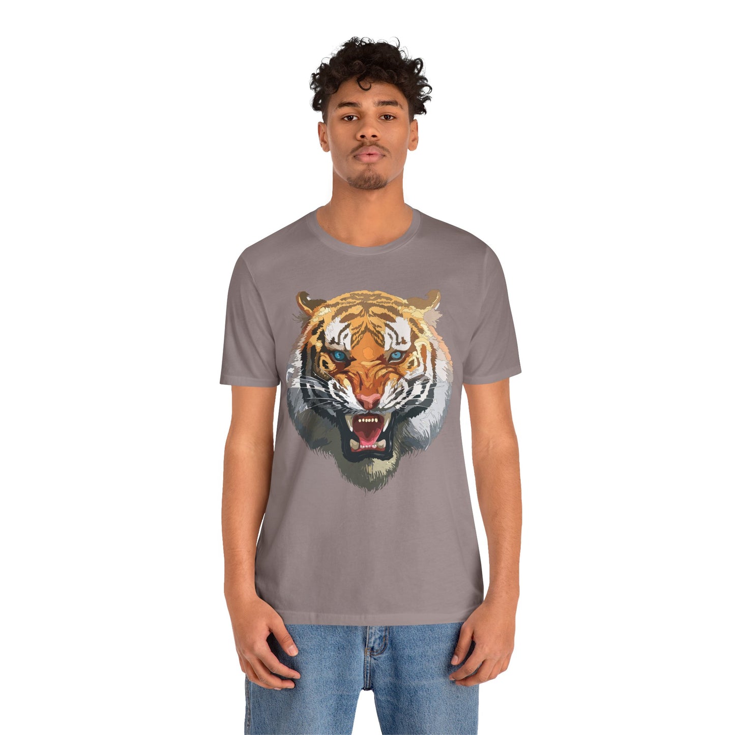 Tiger Shirt, Animal Shirt, T-Shirt with Tiger, Art Design Tee, Wild Animals Tees, Safari T-Shirt, Graphic Design Tee 15