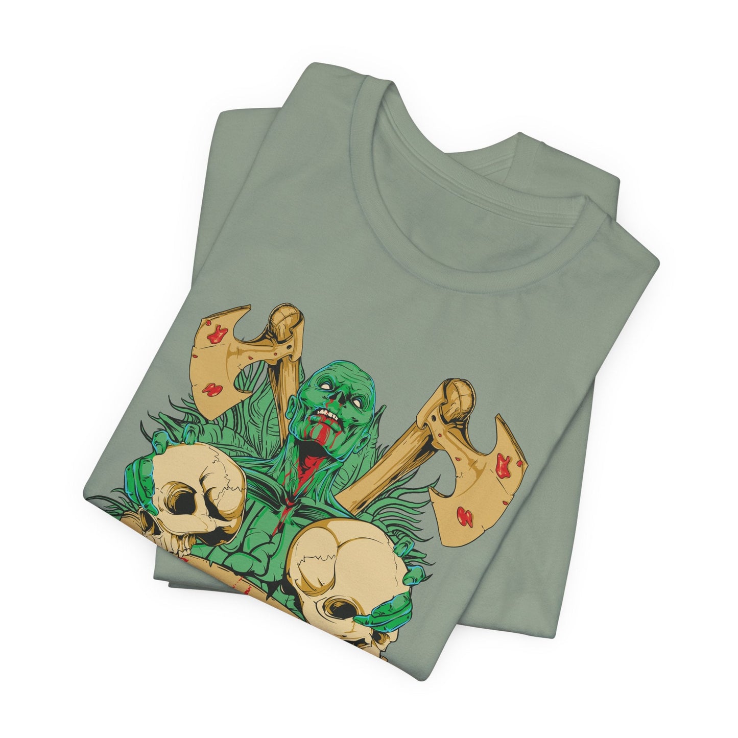 Cthulhu Skull Axes Testimony Tee Lovecraft Horror Mythos Shirt Art-42