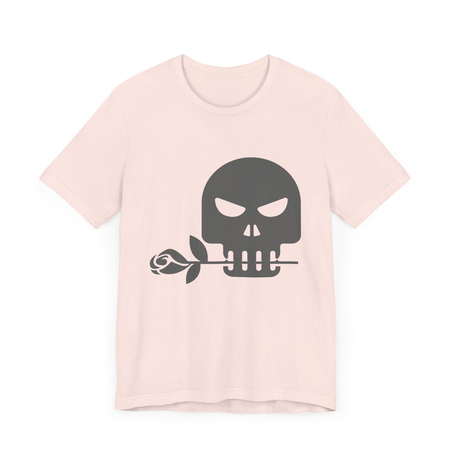 Unisex Cotton Tee Shirt with Skull