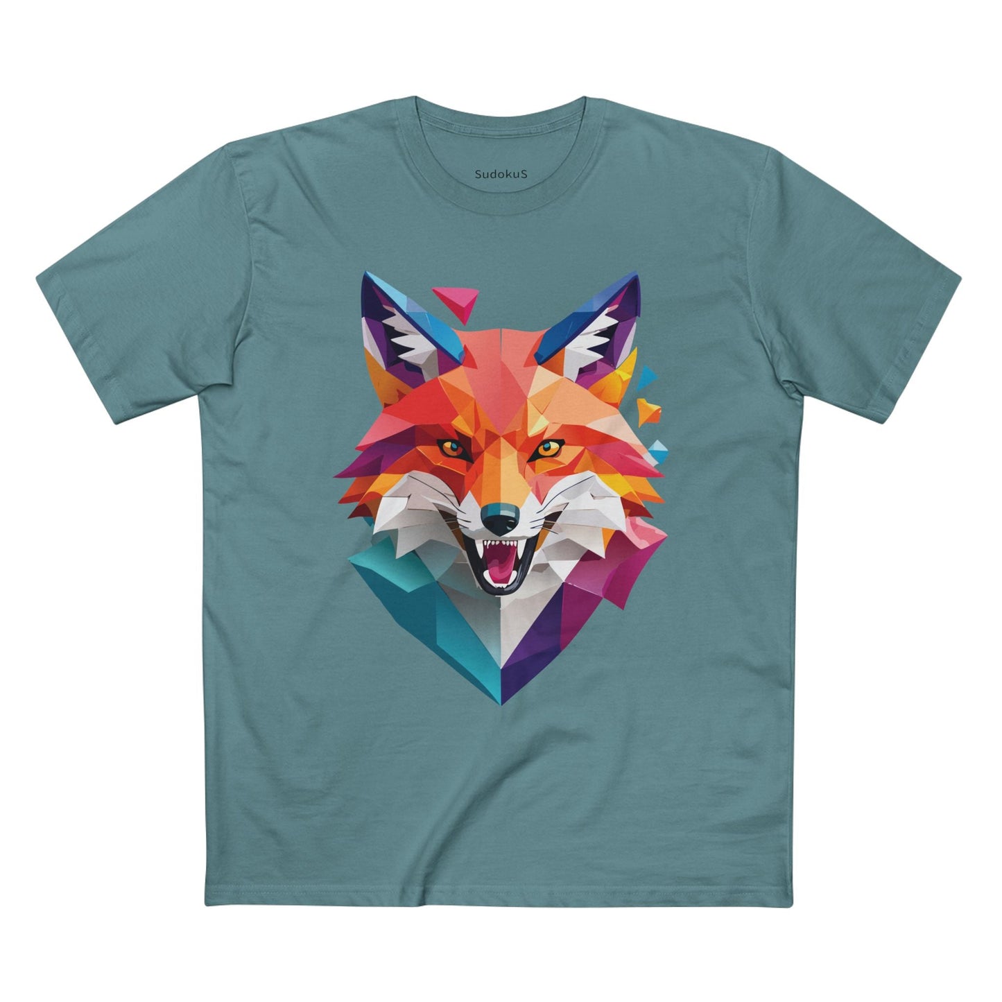 Fox Graphic Unisex 100 Cotton Staple Tee with Animal Design Artwork 22