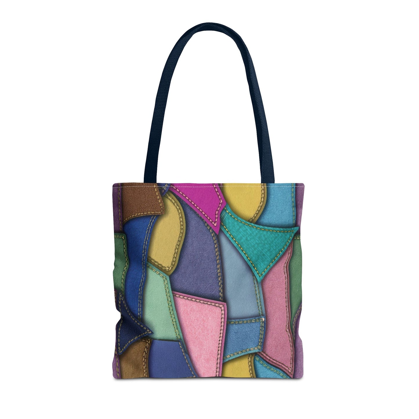 Denim Canvas Bag, Tote Bag Denim Printify