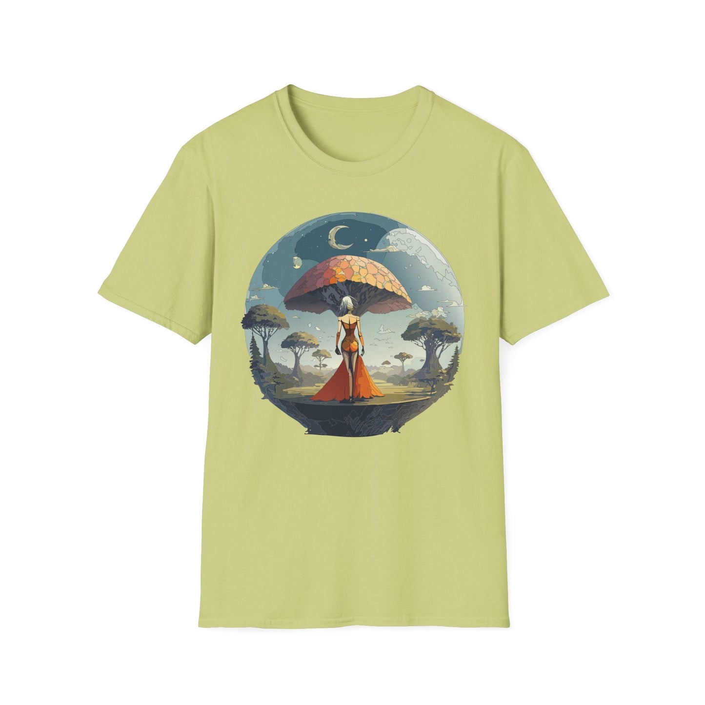 Womens Graphic T Shirts Art Design Shirt Softstyle Casual Tee 64000 Gildan Ring Spun Cotton