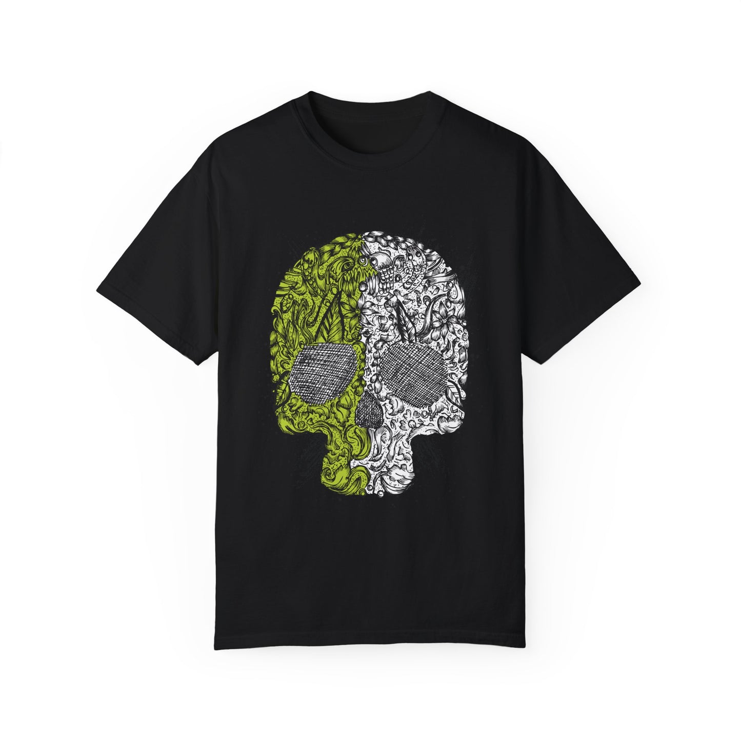 Unisex Cotton Tee Shirt with Skull