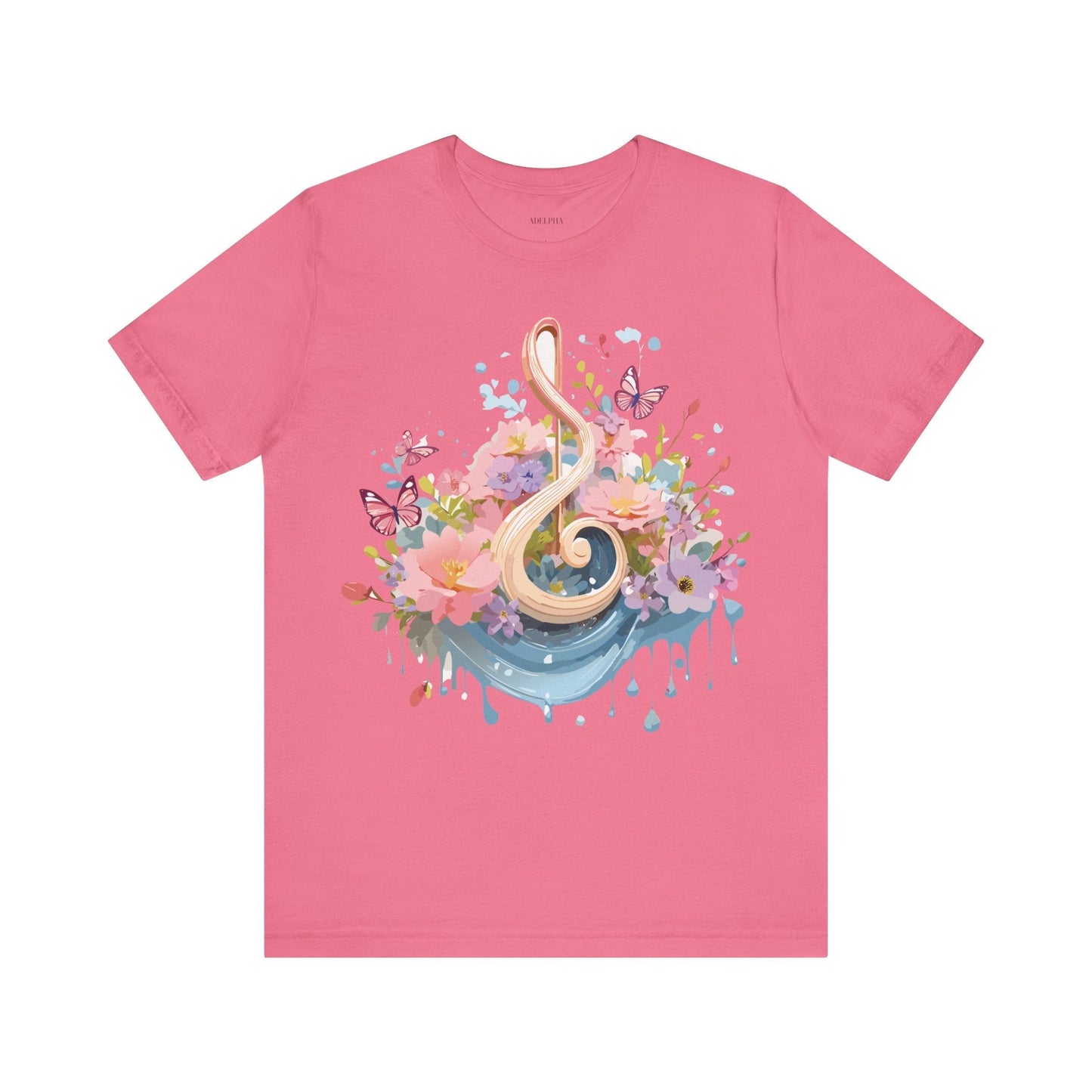 Music Graphic T Shirt Unisex Short Sleeve Adelpha Vintage Inspired Artwork Tee Premium Edition
