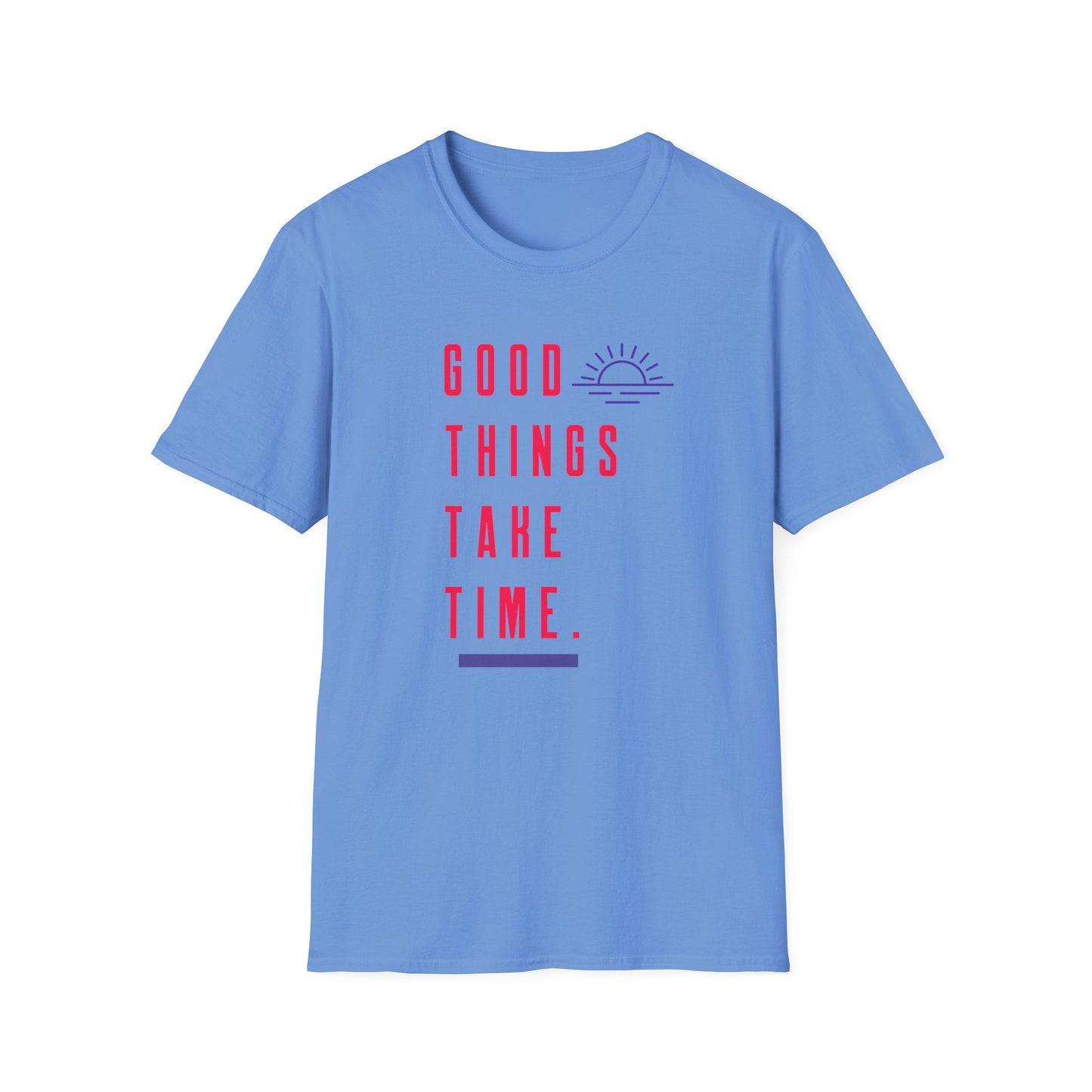 Positive Slogan T Shirt Unisex Gildan Softstyle 64000 Ring Spun Cotton Tee With Positive Words