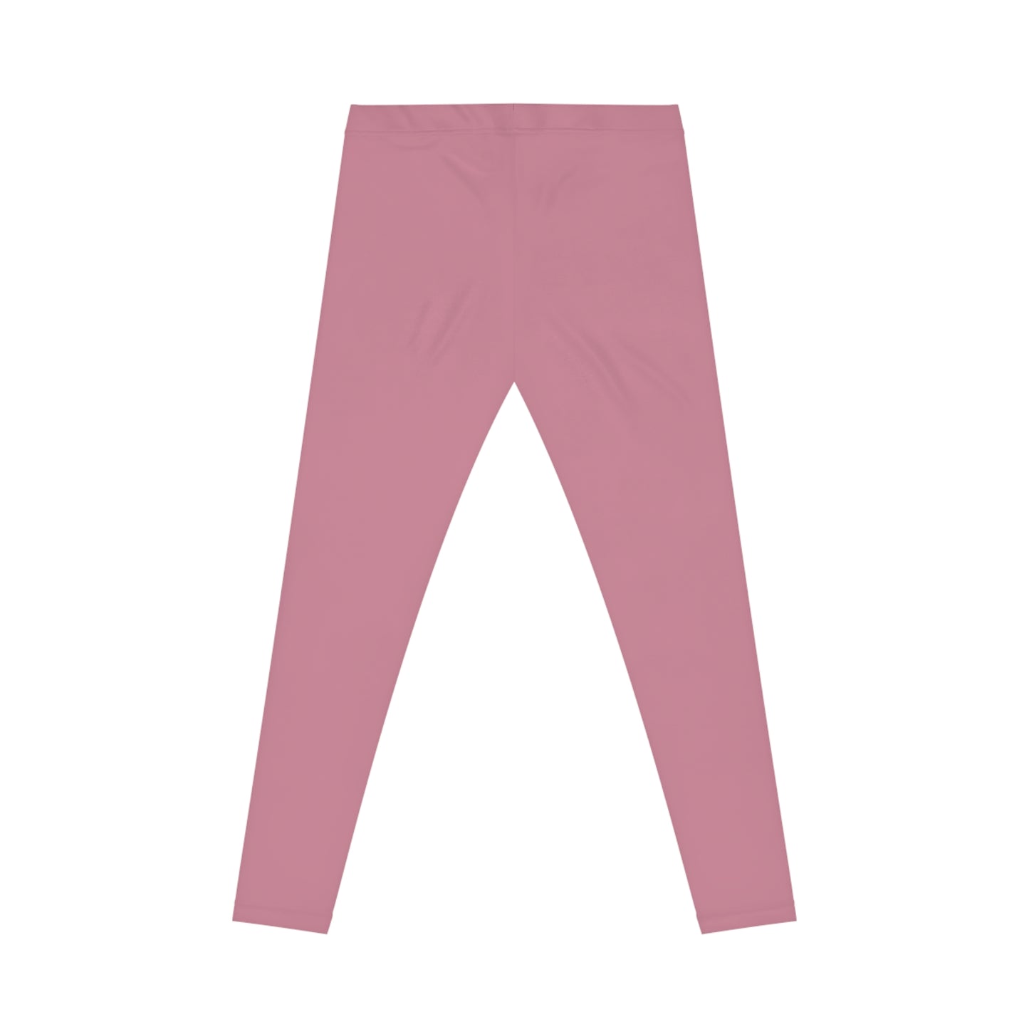 Old Rose Color Women's Poly-Span Casual Leggings XS-2XL